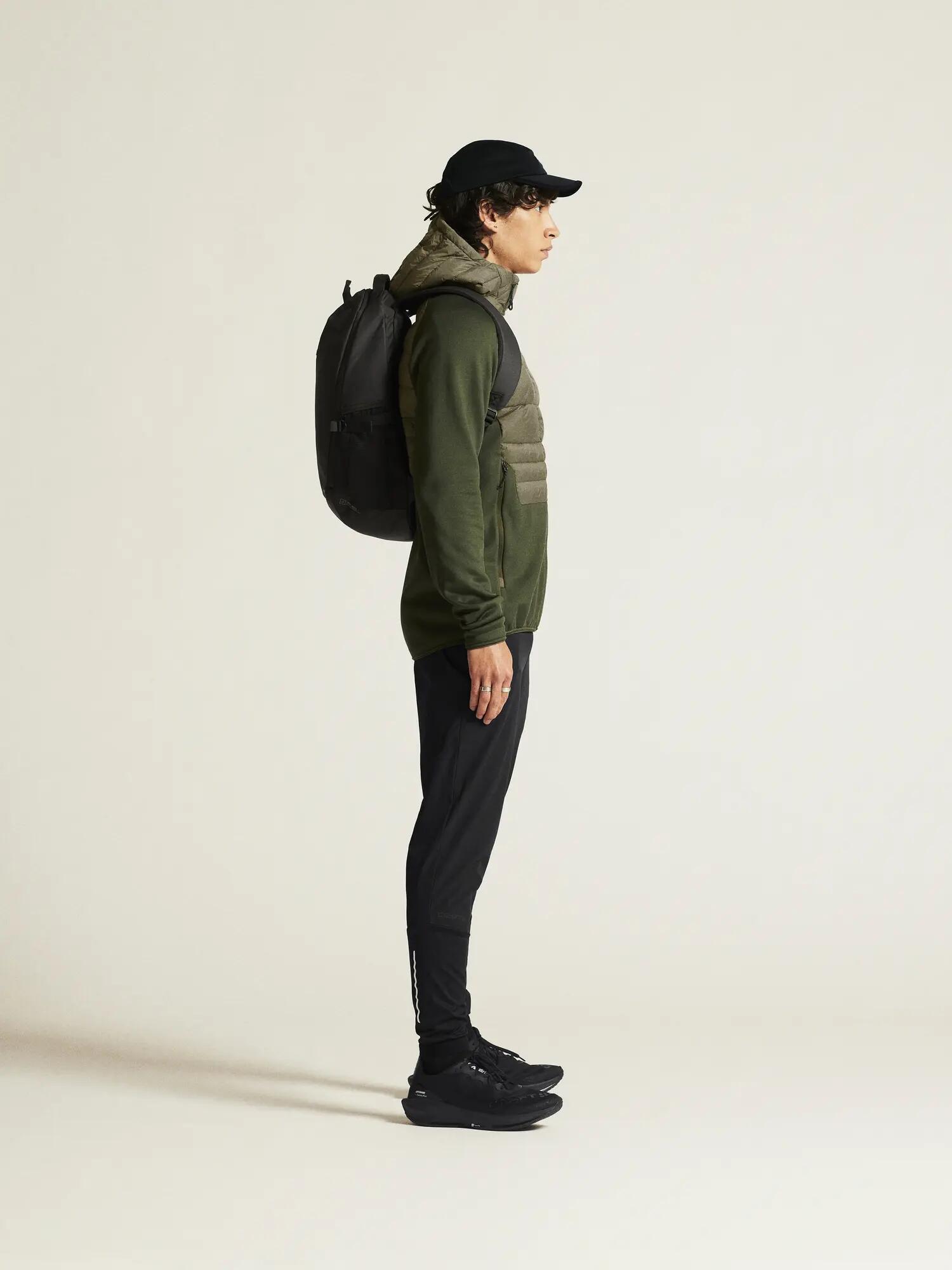 craft ADV Explore Lt. Down Hybrid Jacket M — Daunen oben, Fleece unten – Rift 4/7