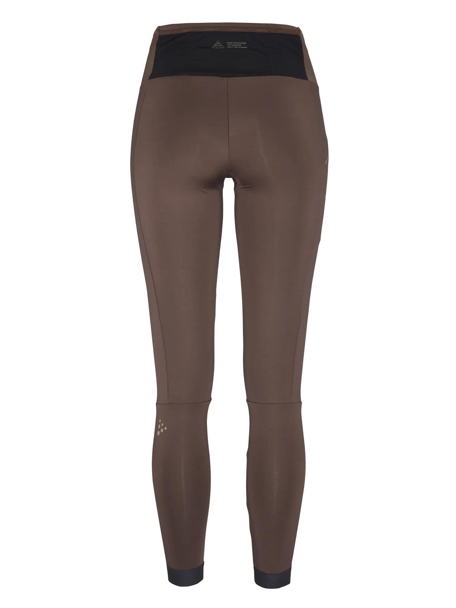 craft PRO Trail Tights 2 W – leggings trail em poliamida reciclada – Prune 3/7