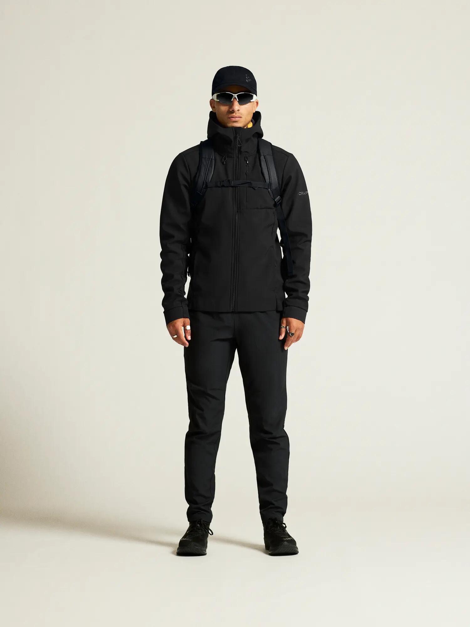 craft ADV Explore Softshell 2.0 Jacke Herren – Wind- und wasserabweisend – Black 6/7