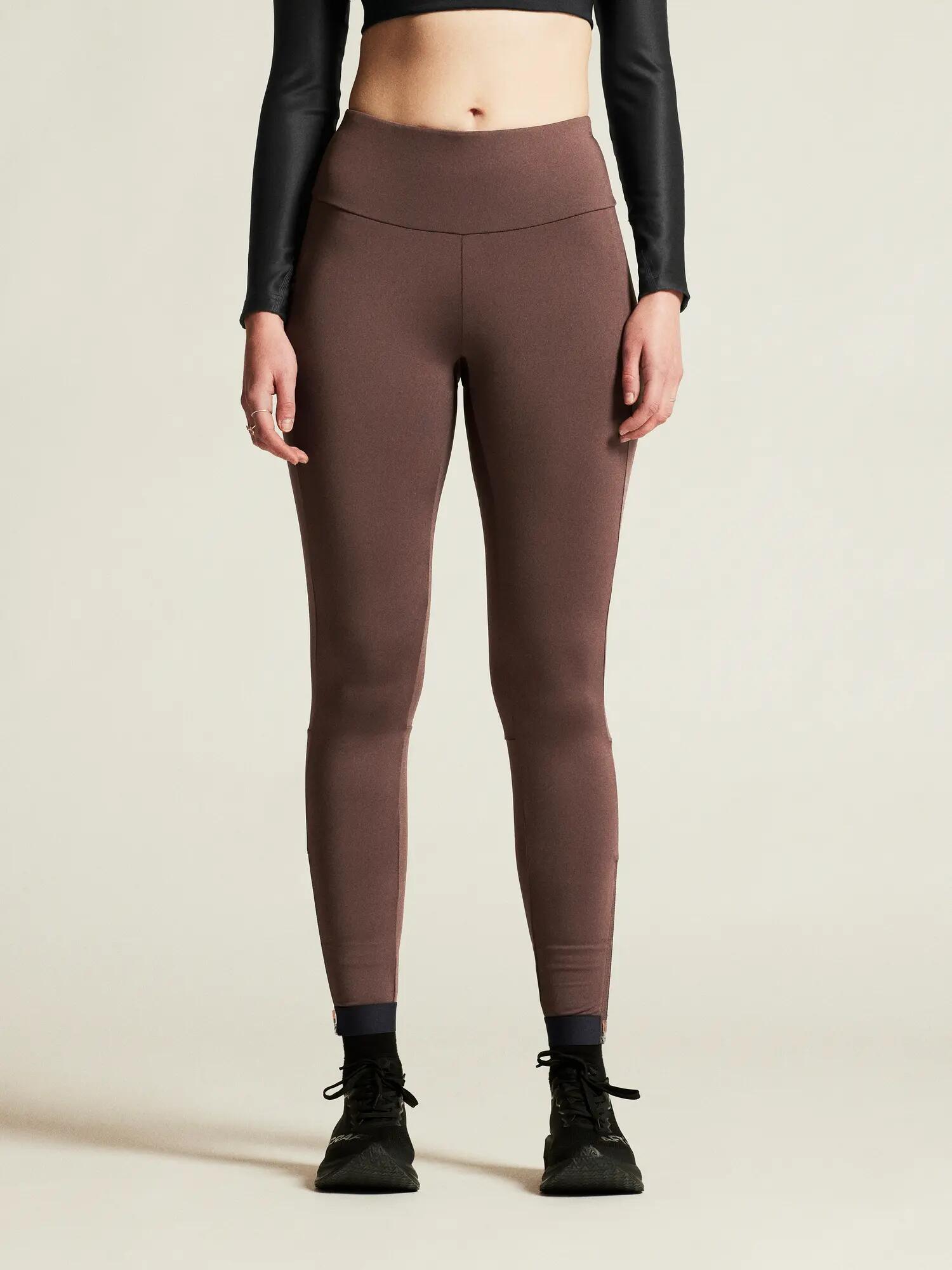 craft PRO Trail Tights 2 W – leggings trail em poliamida reciclada – Prune 2/7