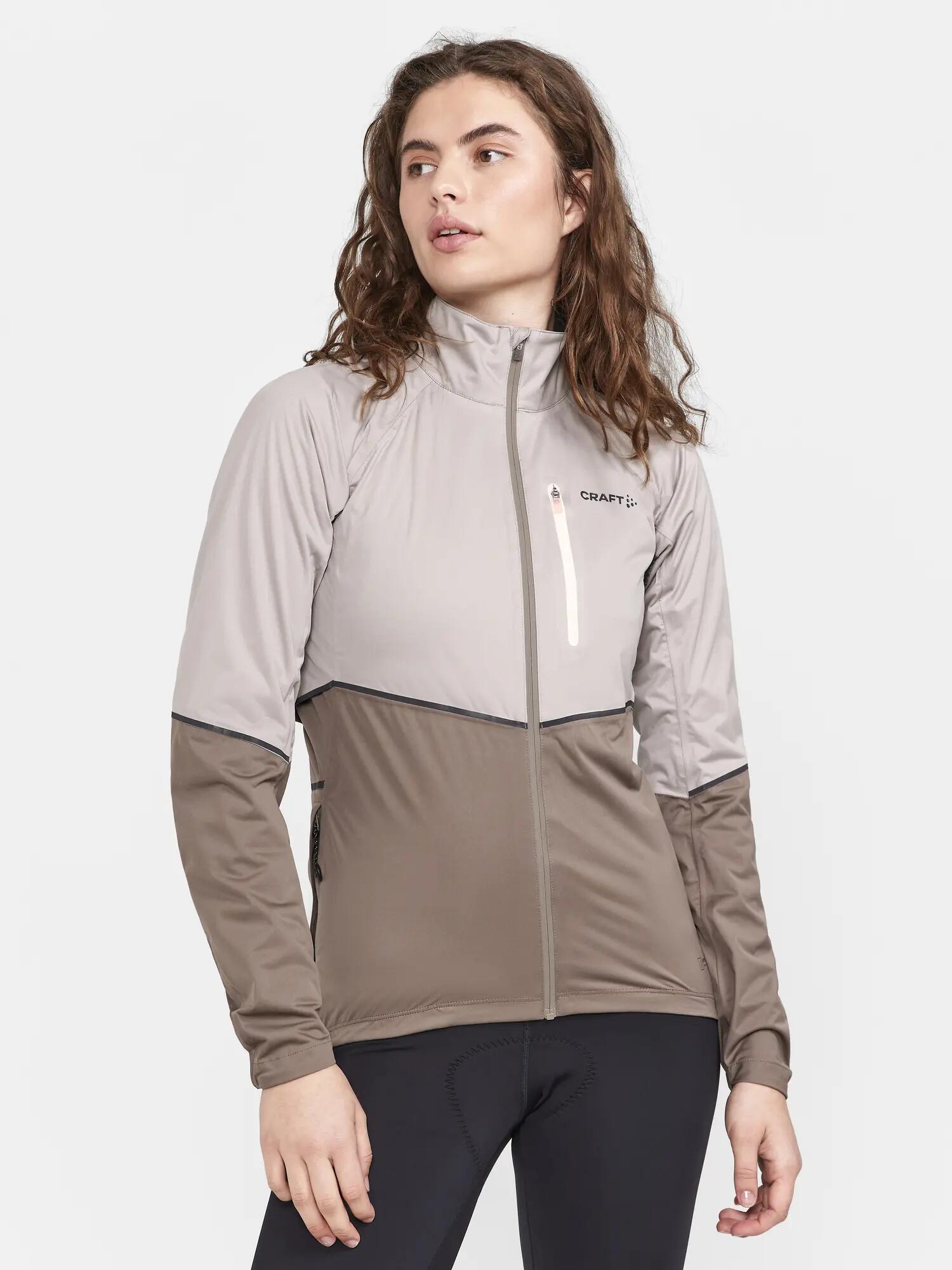 craft ADV Endur Hydro Jacket W - Wasserdicht & atmungsaktiv – Clay/DK Clay 5/6