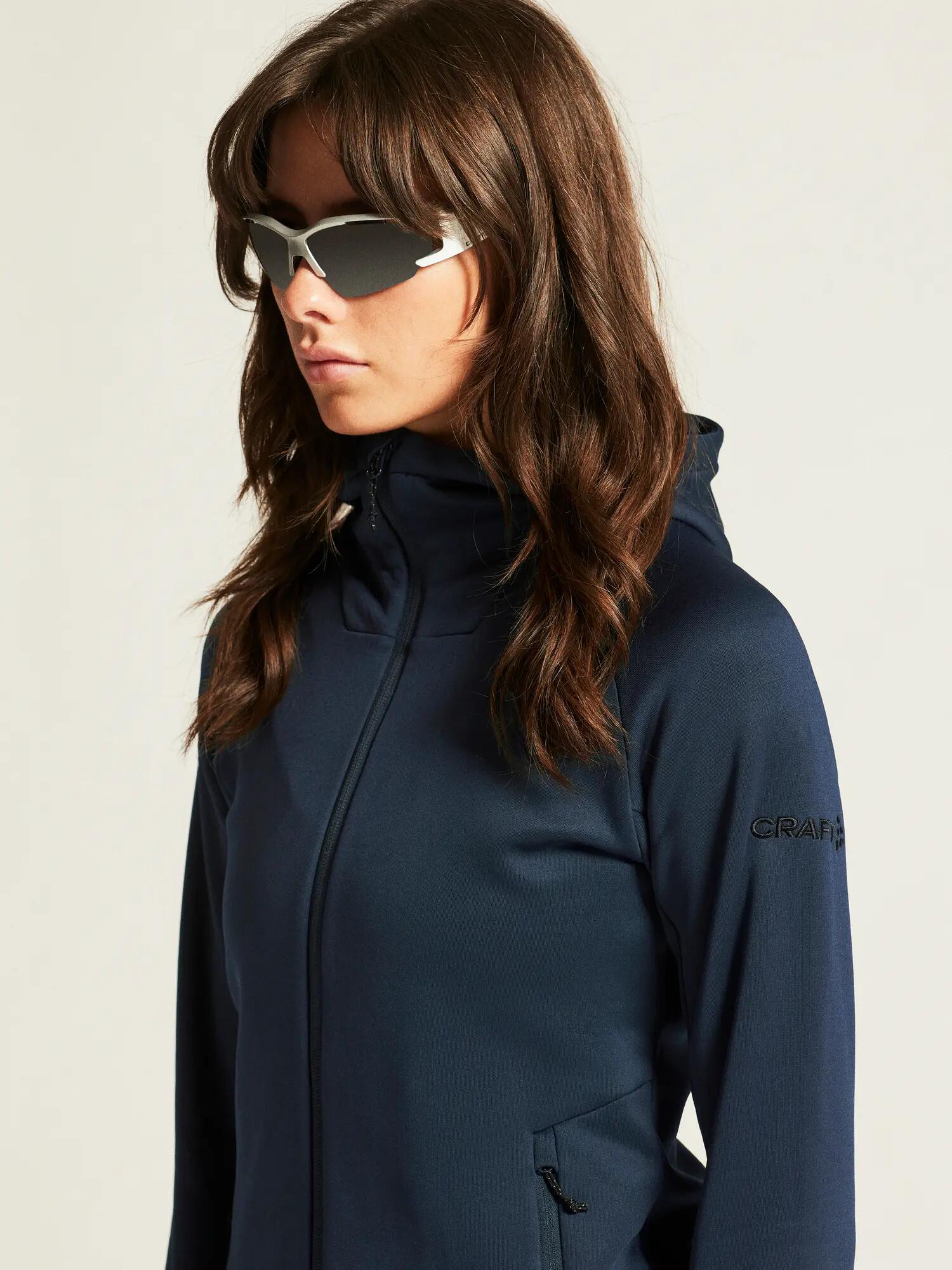 craft ADV Explore Power Fleece Hood Jacket W - Stretch-Fleece – Blaze 4/7