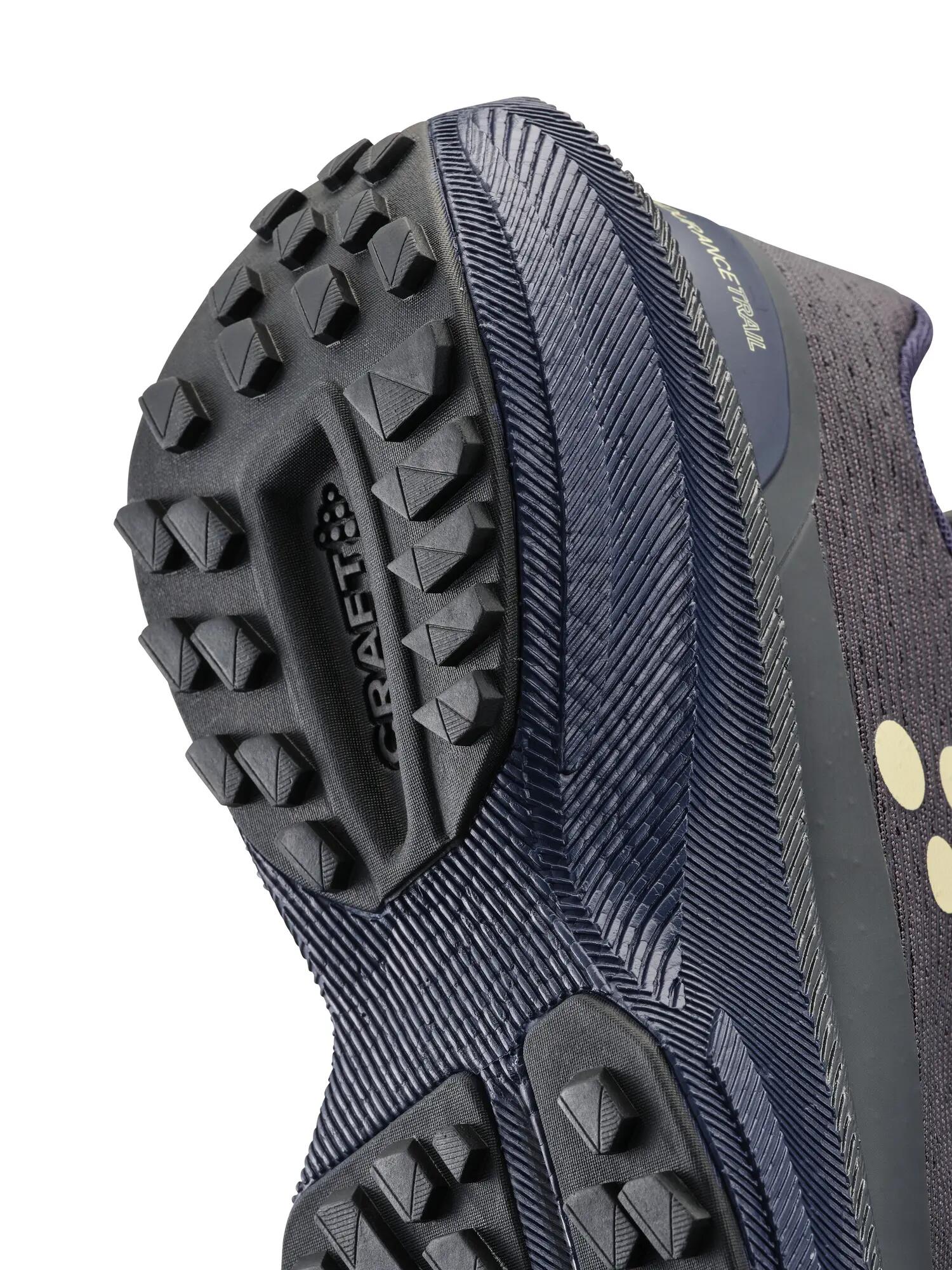 craft chaussures Endurance Trail M – trail durable, tenue ajustée – Asphalt/Dk 6/7
