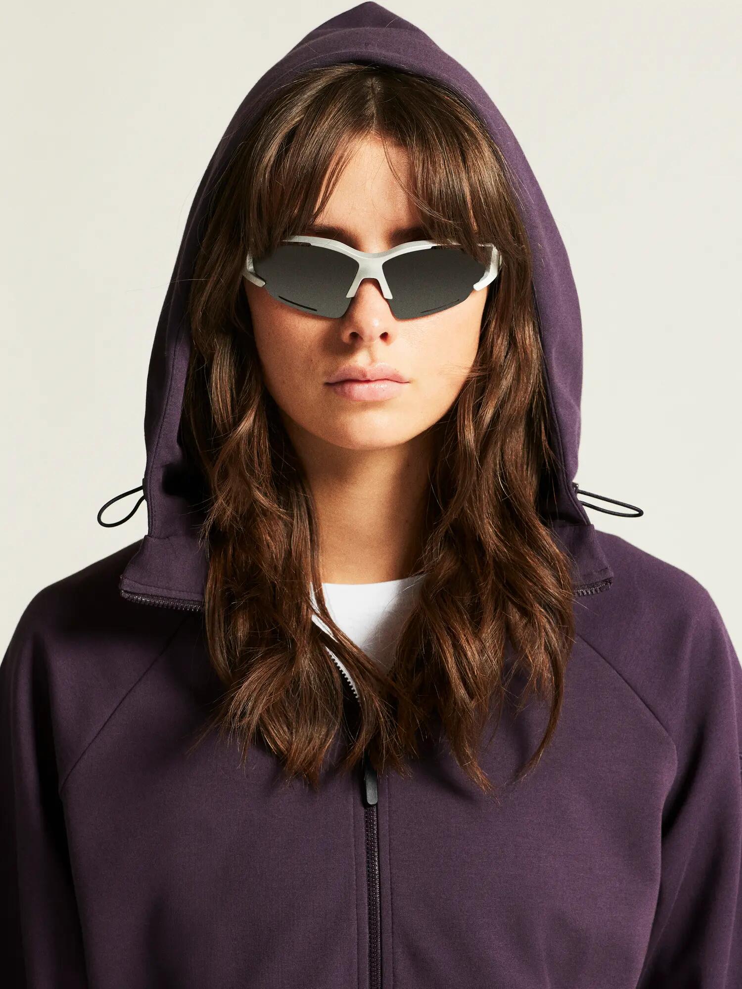 craft ADV Join FZ Hoodie W - Sweat zippé femme, coupe courte – Dk Plum 7/7