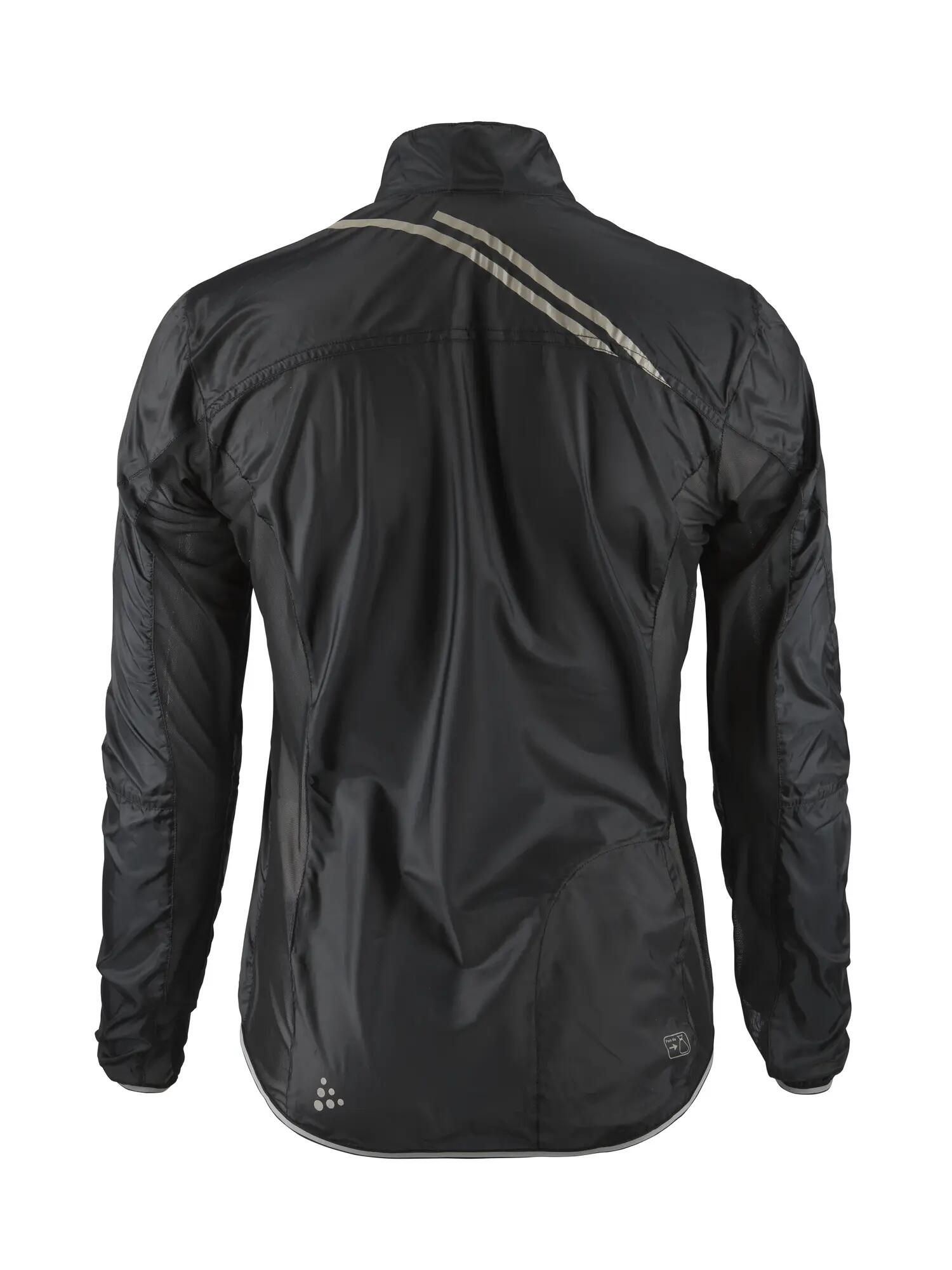 craft Lithe Jacket M ultraleichte Fahrradjacke eng anliegend – Black/Rock 2/3