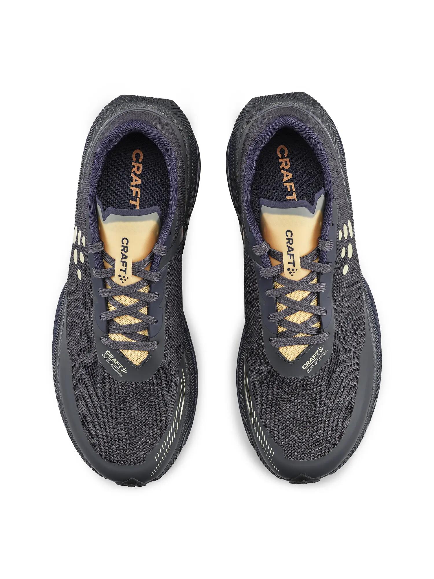 craft chaussures Endurance Trail M – trail durable, tenue ajustée – Asphalt/Dk 4/7