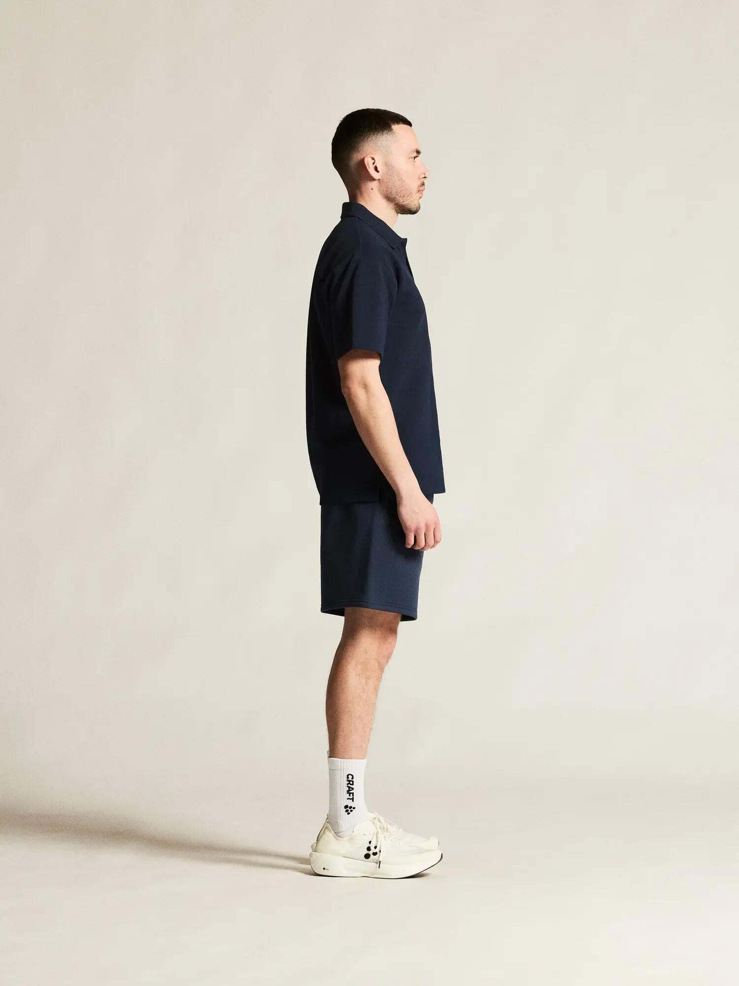 craft Frequent Polo Shirt Homem em algodão biológico - Corte relaxed – Blaze 4/7