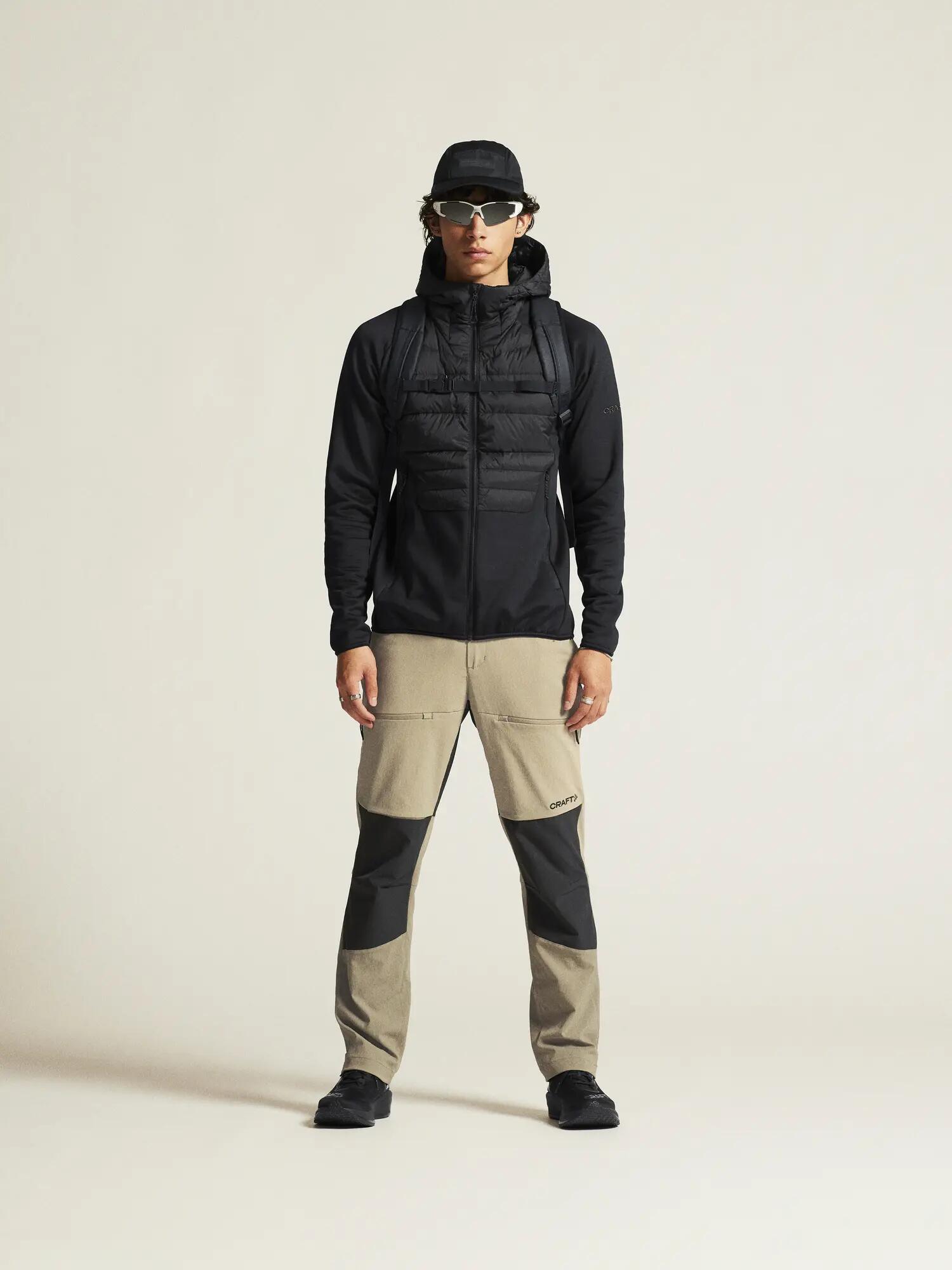 craft ADV Explore Lt. Down Hybrid Jacket M — Leichte Daunenisolierung – Black 3/7