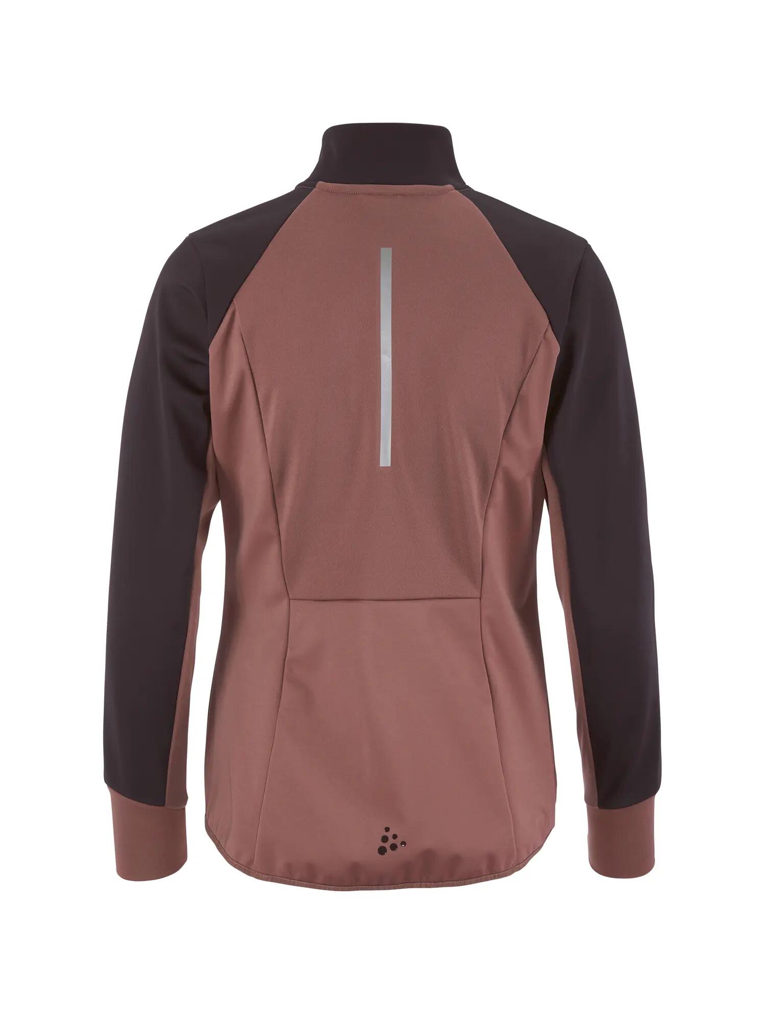 craft CORE Essence Nordic Jacket 3‑L Softshell Damen – Rose Brown/Dk Plum 2/7