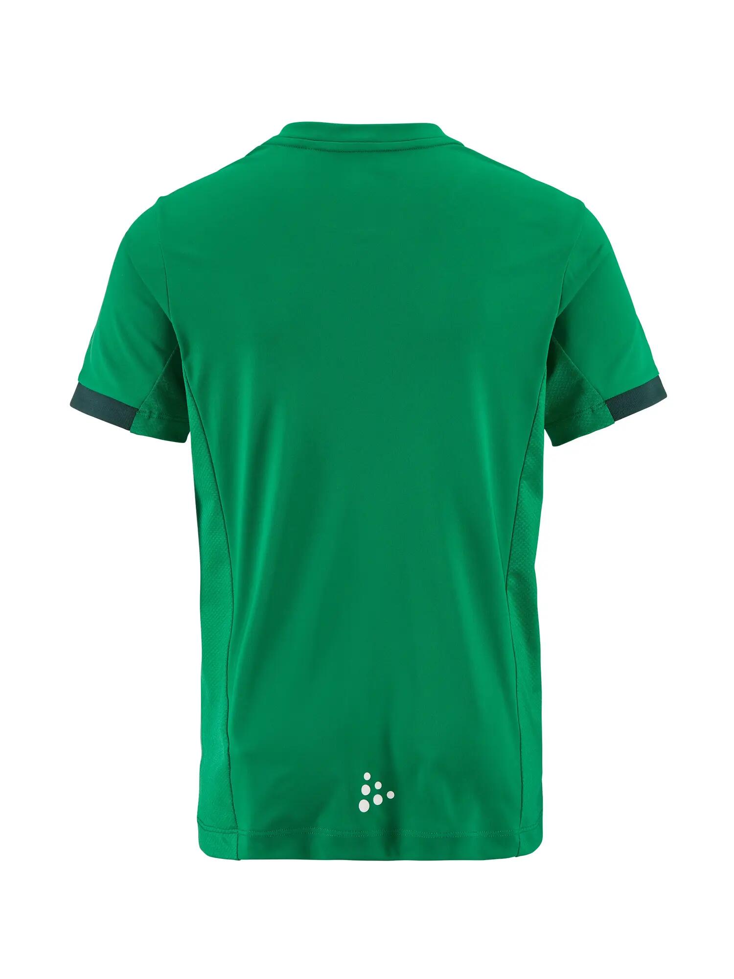 craft Evolve 2.0 Graphic Jersey Jr – Funktionsshirt für Junioren – Team Green 3/4
