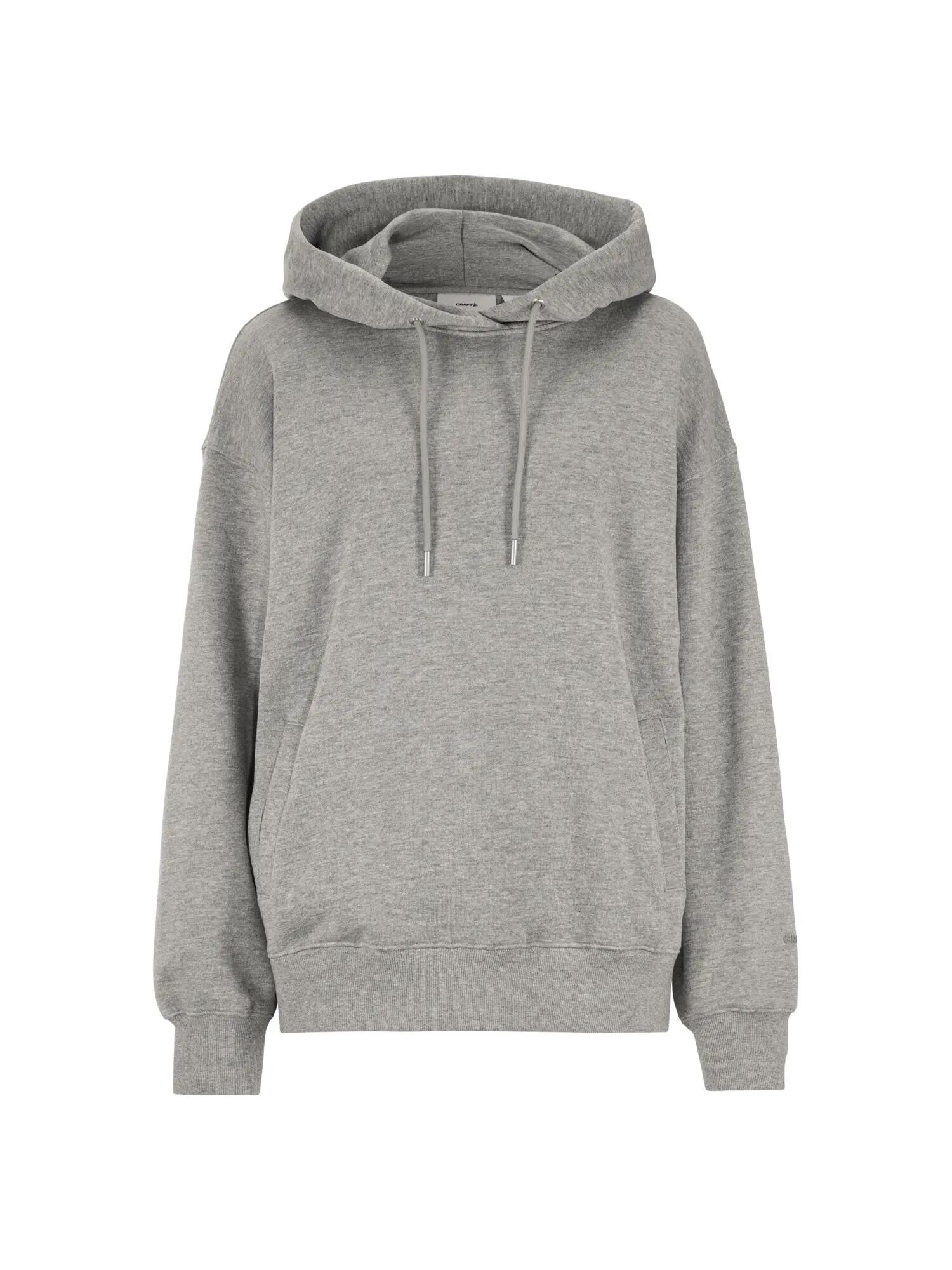 craft Frequent Hoodie W – hoodie van biologisch katoen, relaxed fit – Grey 1/7