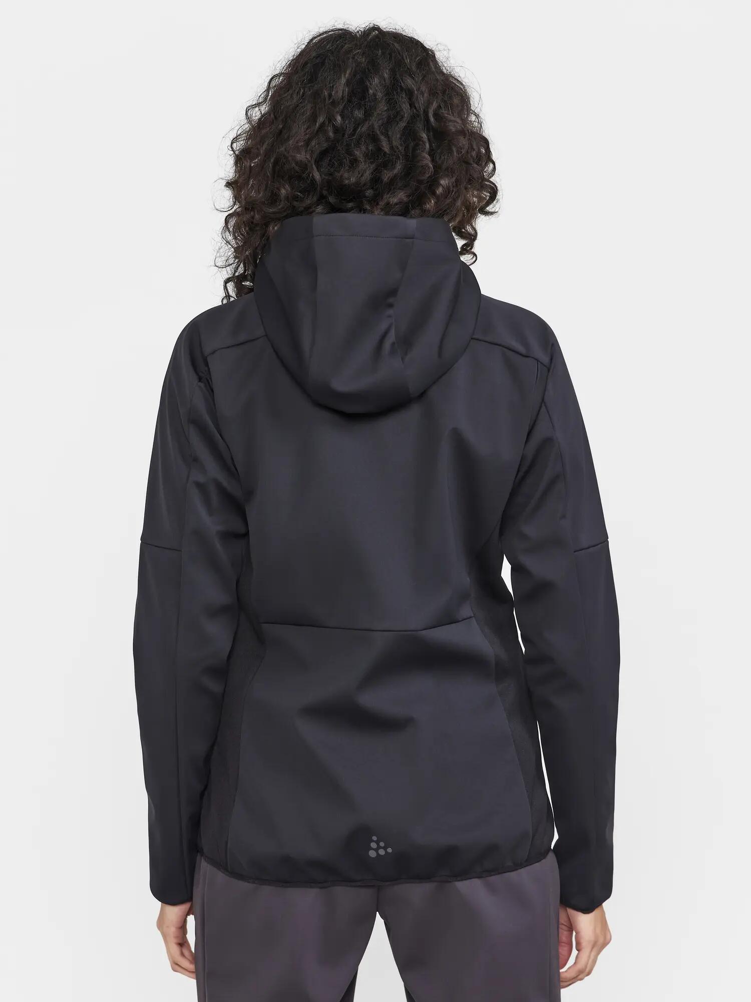 craft Core Backcountry Hood Jacket W wind‑ en waterdicht – Black 2/6