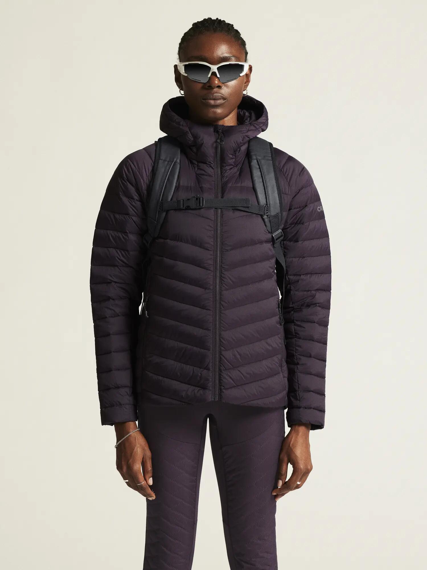 craft ADV Explore Lt. Down Jacket W - licht donsjack dames – Dk Plum 6/7