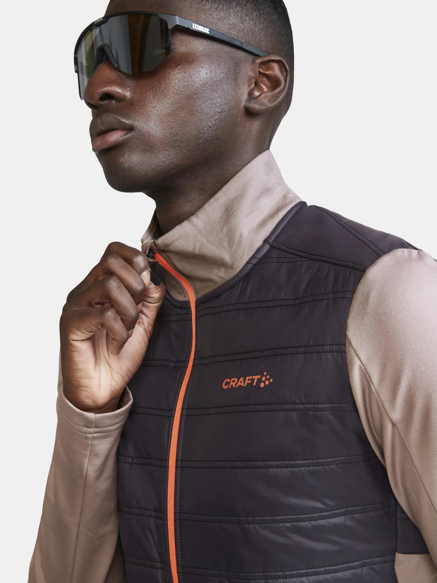 craft ADV Essence Warm Jacket 2 M — Warm, winddicht, Regular Fit – Slate-Clay 5/7
