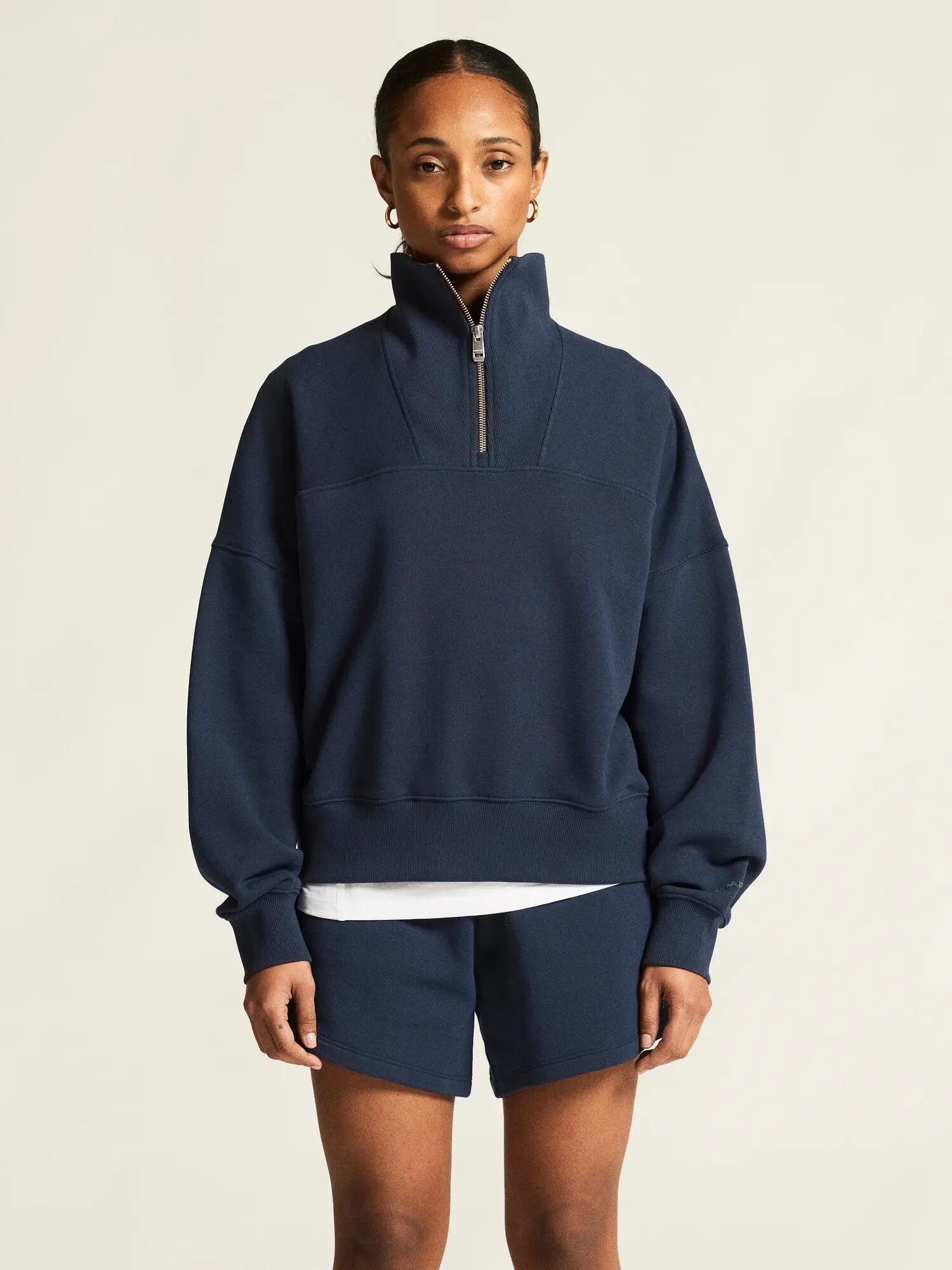 craft Frequent HZ Sweatshirt W — halfzip, 100% biologisch katoen, relaxed fit – 7/7