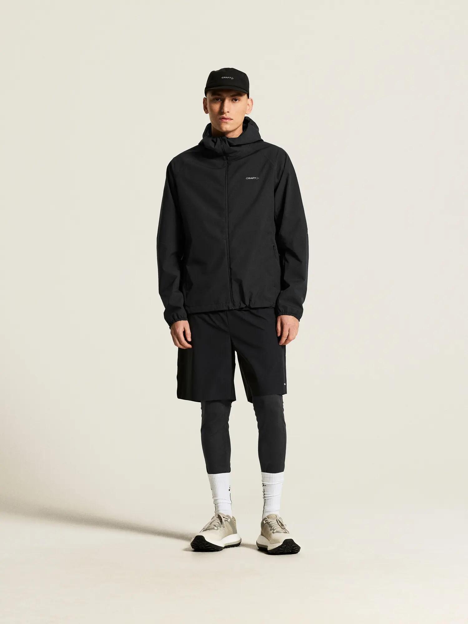 craft Essence Hydro Jacket 2 M – Wasserdichte, atmungsaktive Laufjacke – Black 5/7