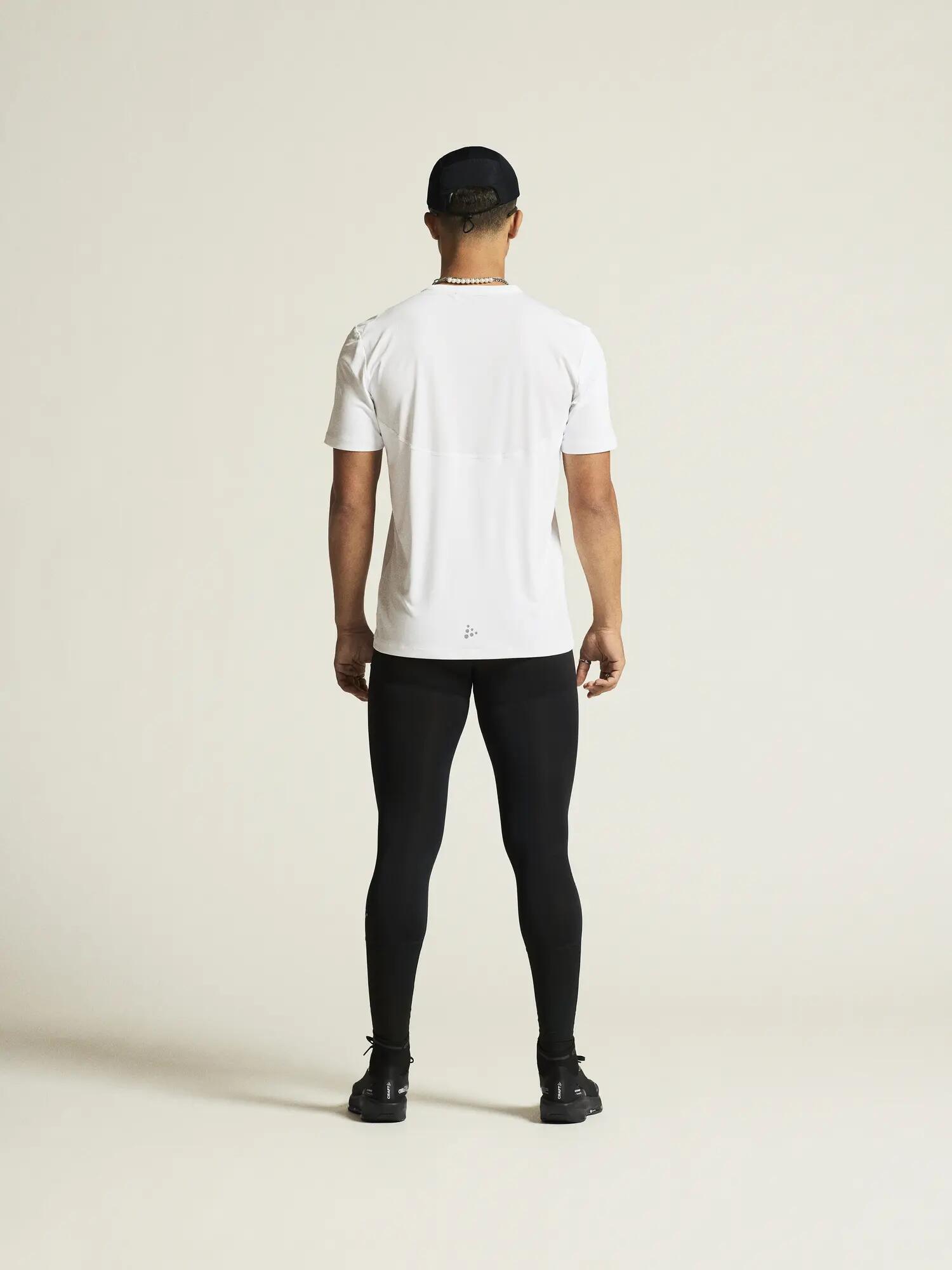 craft CORE Essence SS Tee 2 M – Trainings-T-Shirt aus recyceltem Jersey – White 4/6