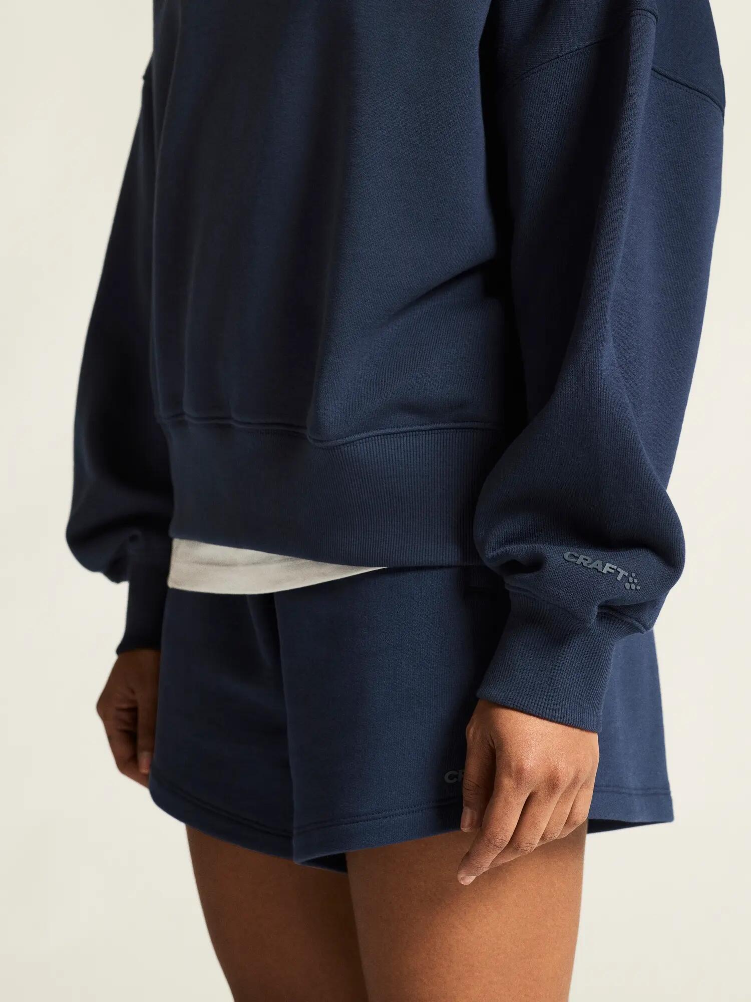 craft Frequent HZ Sweatshirt W — halfzip, 100% biologisch katoen, relaxed fit – 6/7