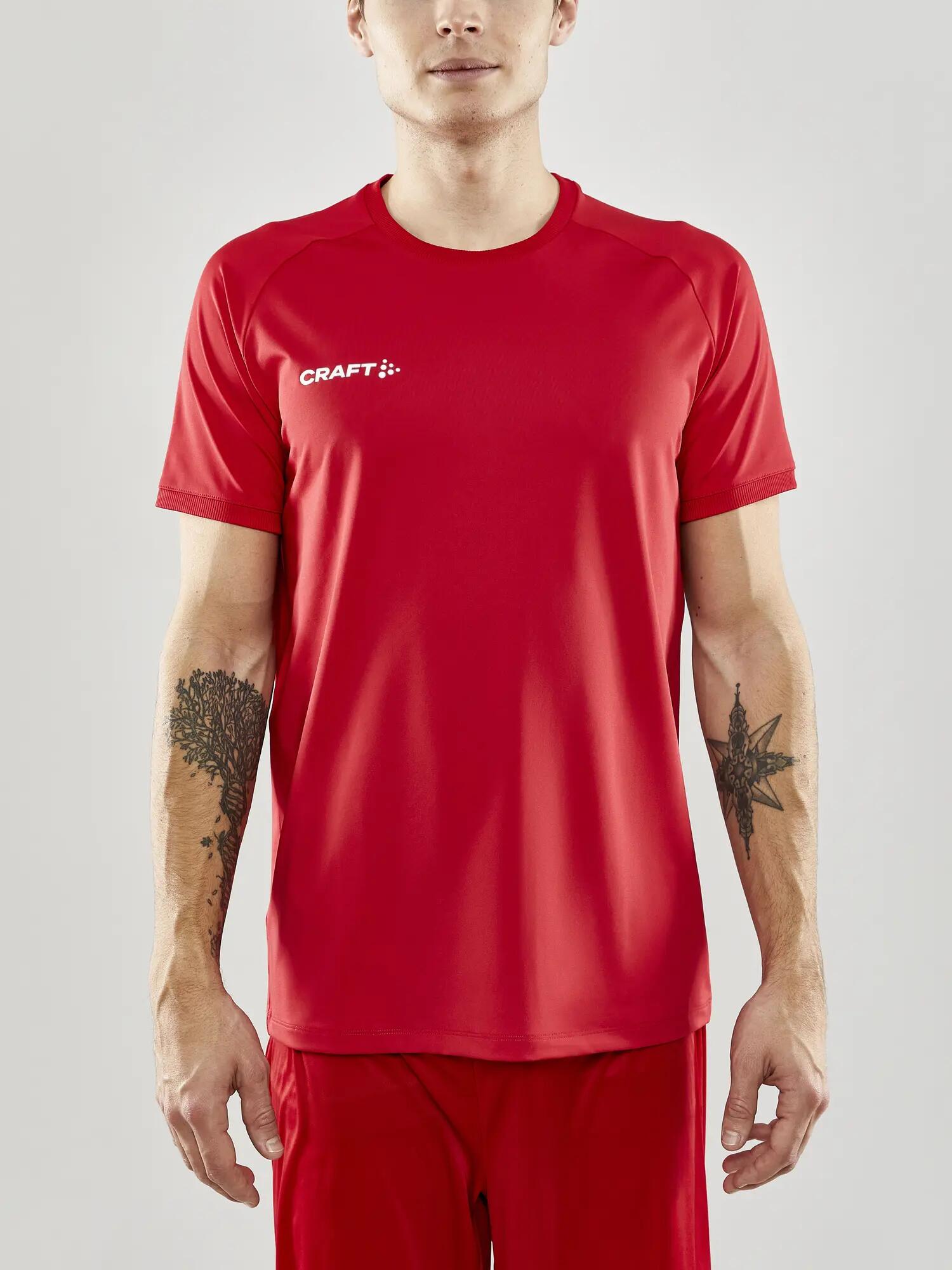 craft Progress Indoor Jersey M – Stevige trainingsshirt – Bright Red 3/7