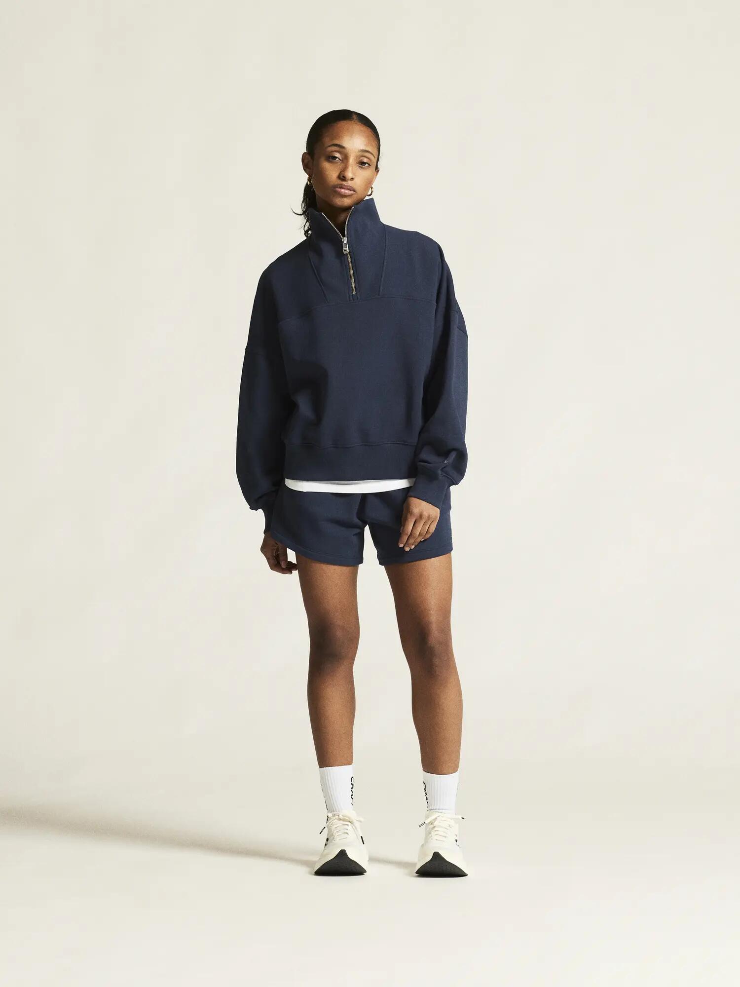 craft Frequent HZ Sweatshirt W — halfzip, 100% biologisch katoen, relaxed fit – 5/7