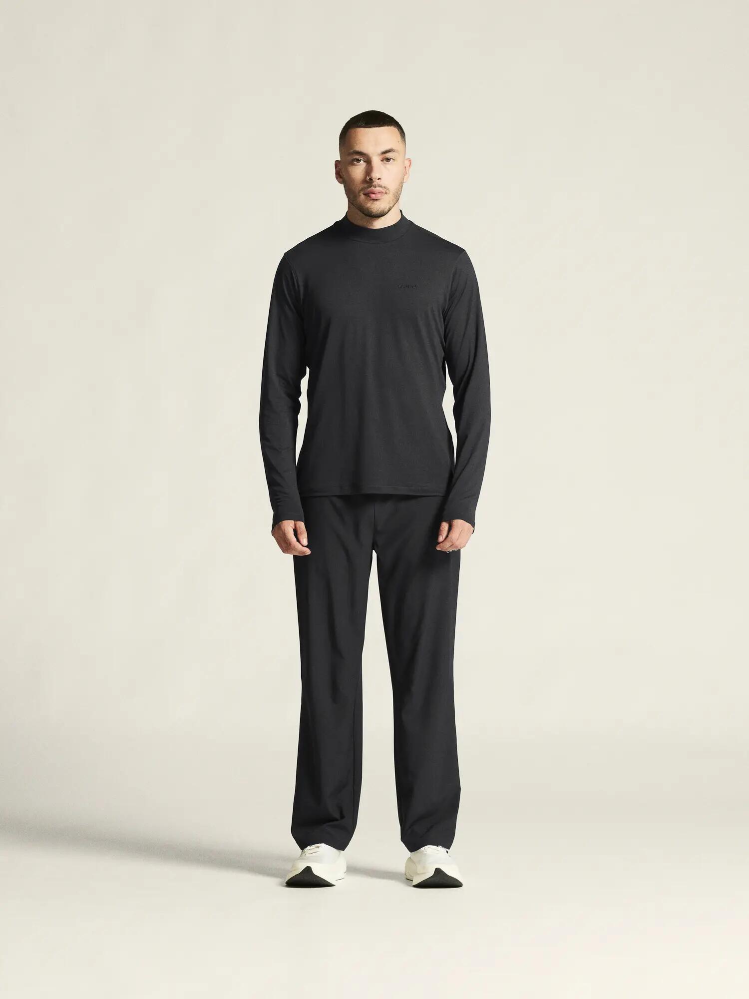 craft Flow MN LS M – Maillot manches longues léger et extensible – Black/Melange 3/7