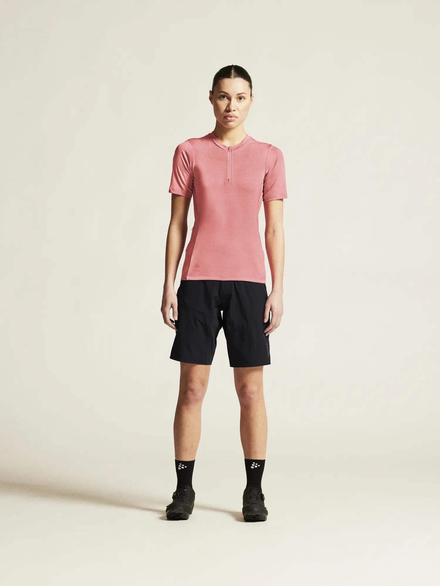 craft Damen CORE Offroad Ss Jersey W – Stretch & Recyclingmaterial – Wild Rose 3/7