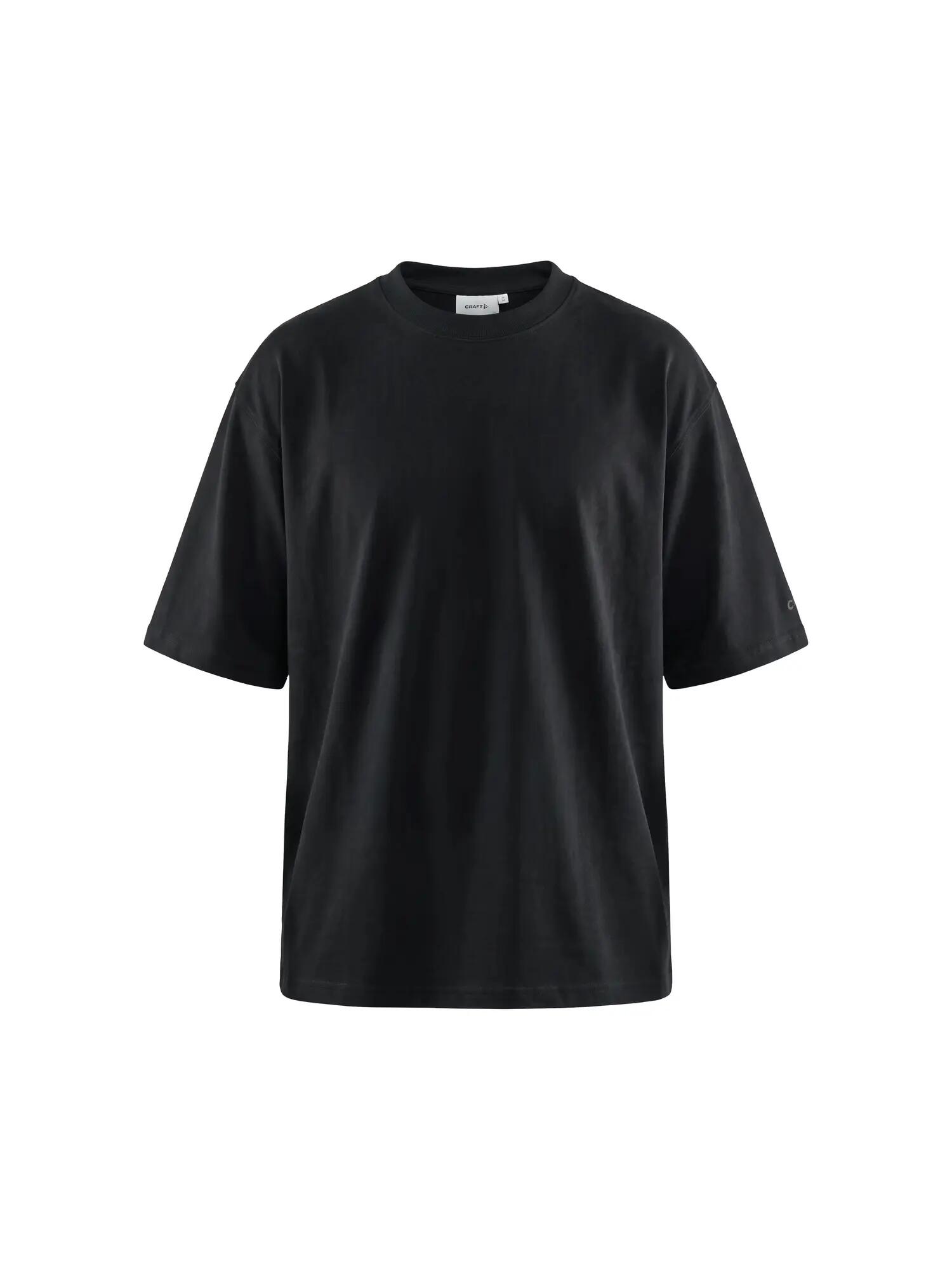 craft T-shirt Frequent Heavy SS M en coton bio - coupe relaxed – Black 1/7