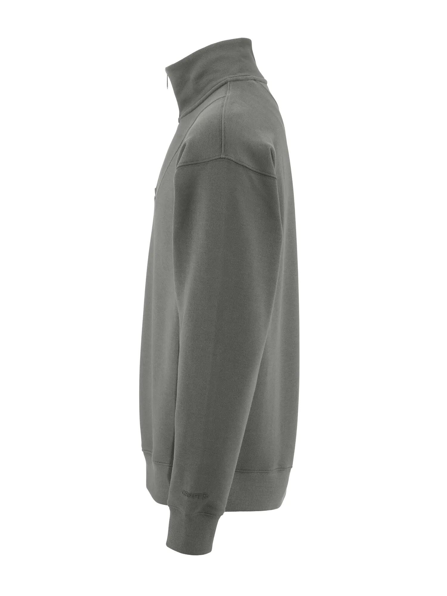 craft Frequent HZ Sweatshirt M – Halbzip aus 100% Bio-Baumwolle, Relaxed Fit – 3/7