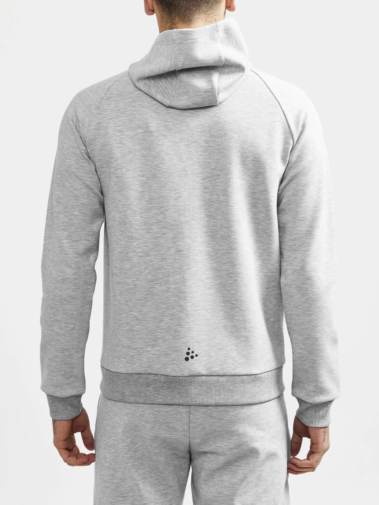 craft Veste à capuche zippée CORE Soul Full Zip Hood M – Gris mélangé – Grey 4/4