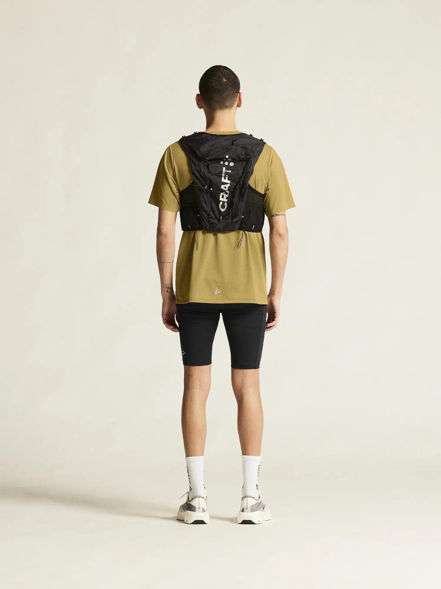 craft PRO Trail SS Tee 2 M – leichtes, gut belüftetes Trail-Shirt – Khaki 7/7