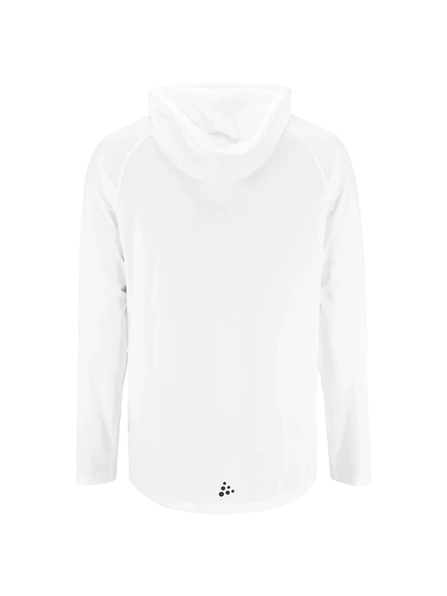 craft Ability Long Sleeve Hood M - Warm-Up Hoodie, dehnbar – White 4/7