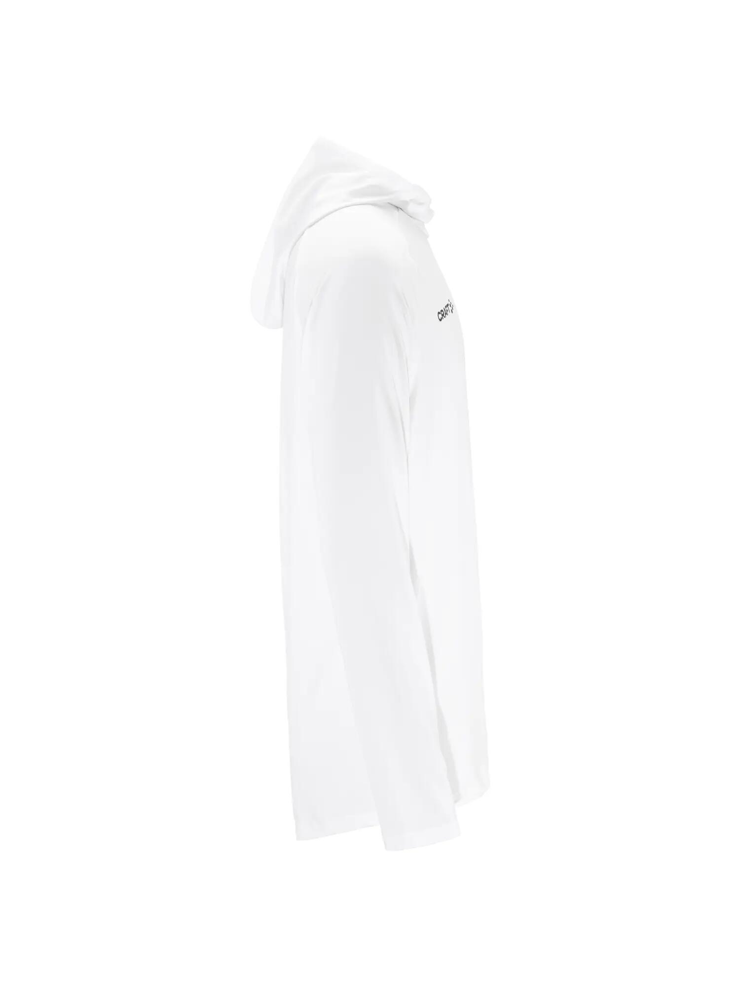craft Ability Long Sleeve Hood M - Warm-Up Hoodie, dehnbar – White 2/7