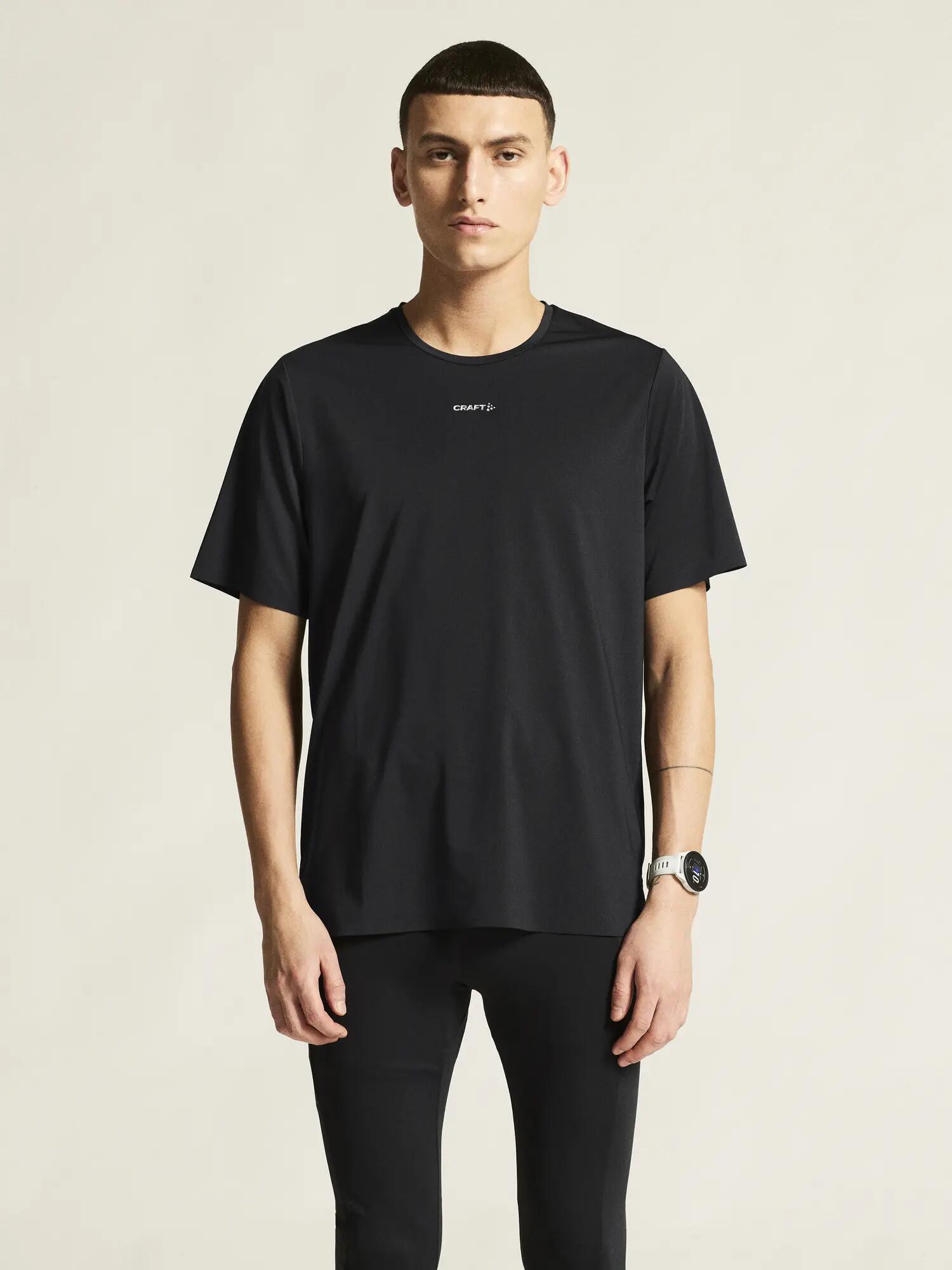 craft PRO Trail SS Tee 2 M – T-shirt trail légère et respirante – Black 6/7