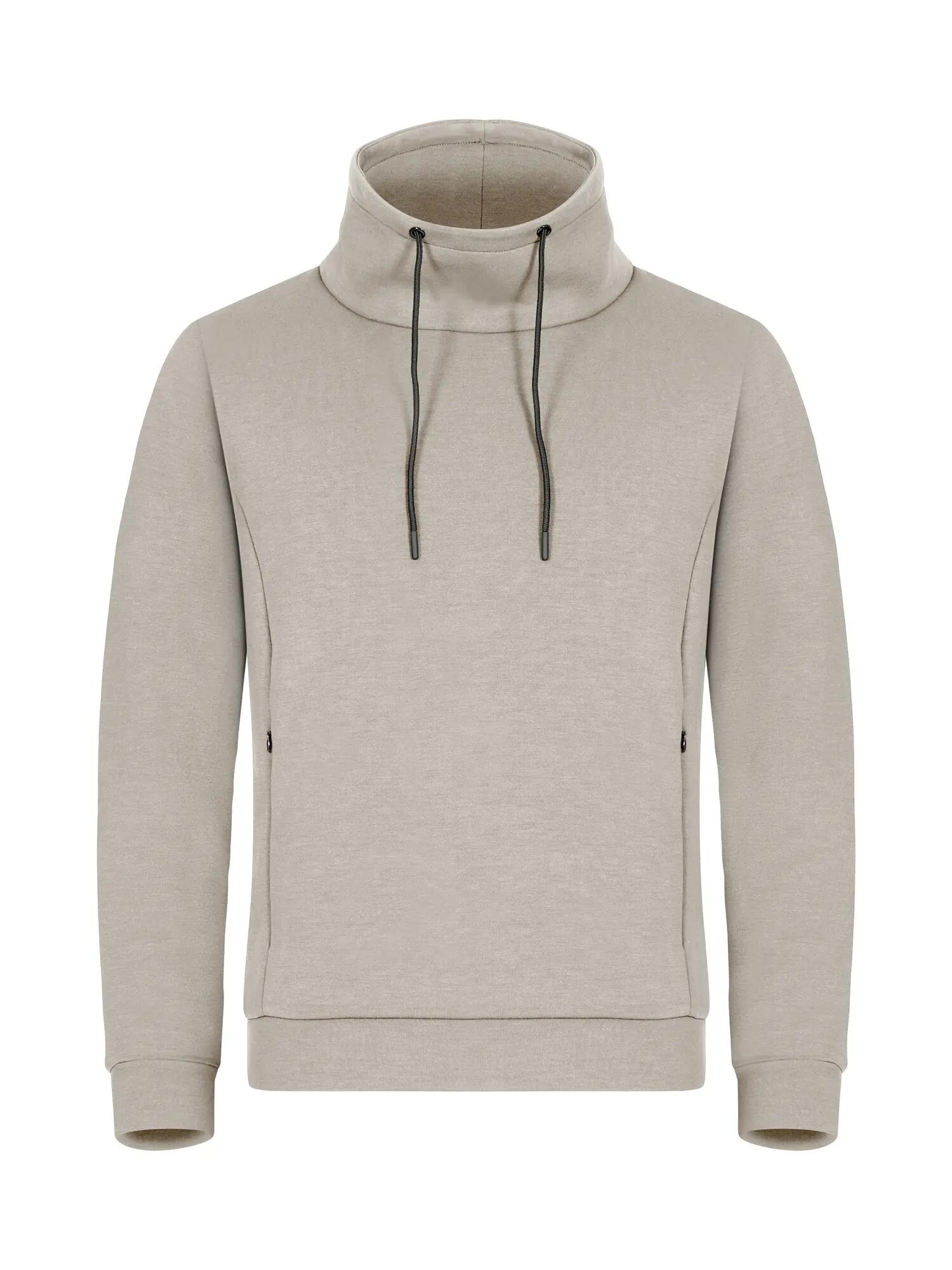 clique Sweat Hobart com gola alta em tecido air-layer Stone 1/5