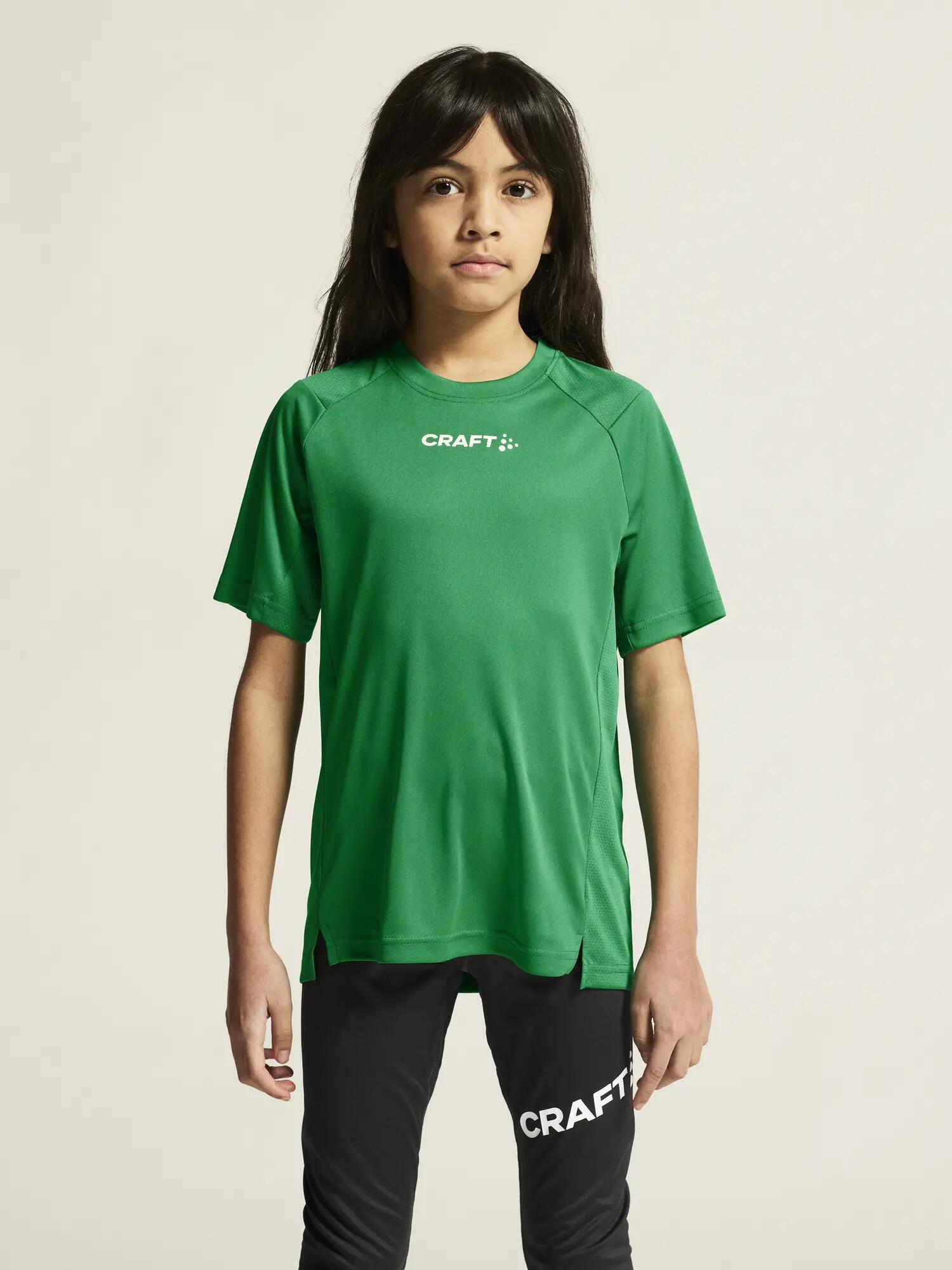 craft Rush 2.0 SS Tee Jr - Licht trainingst-shirt van gerecycled polyester – 6/7