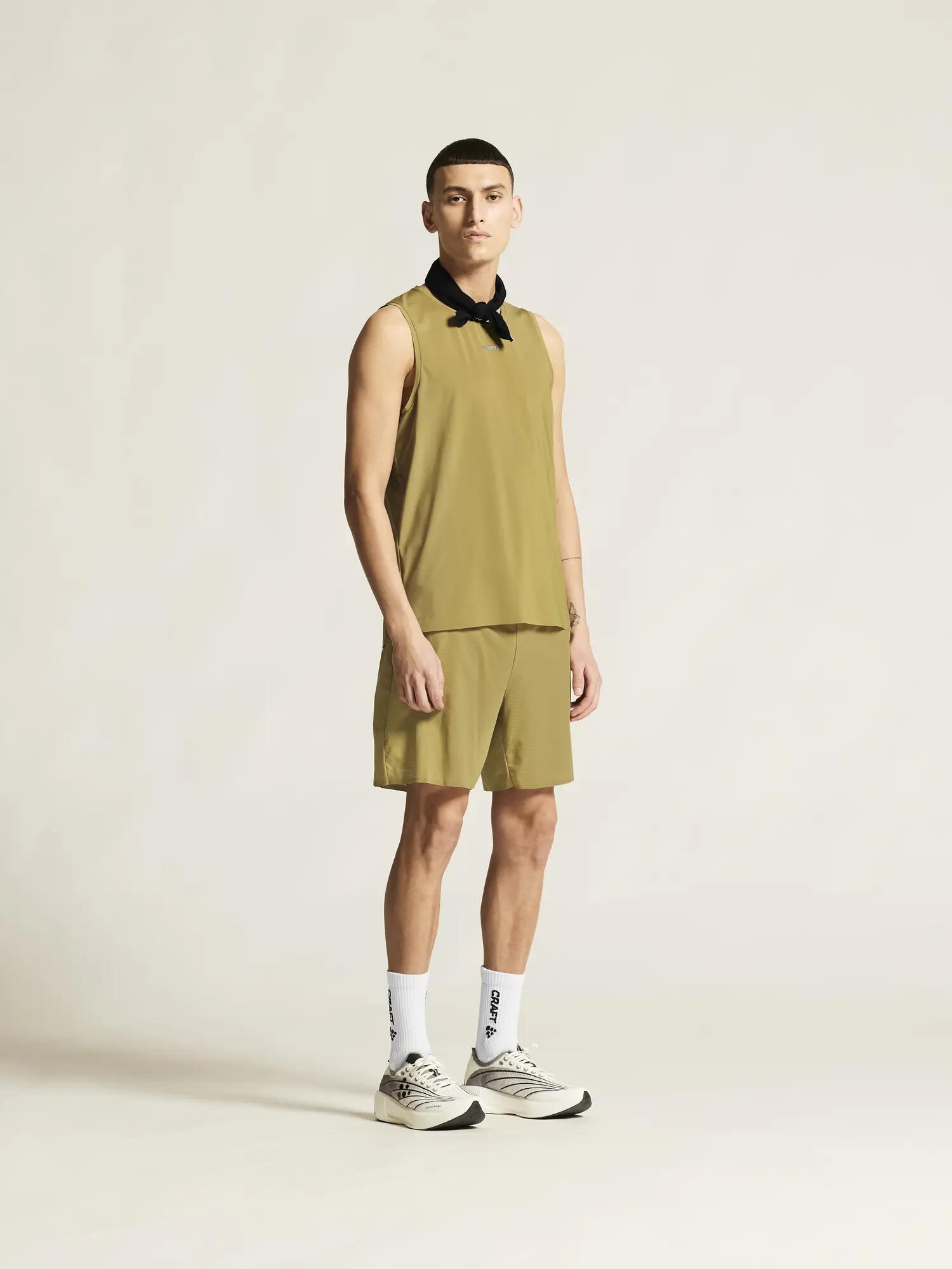 craft PRO Trail Singlet 2 M – débardeur trail léger et ventilé – Khaki 7/7