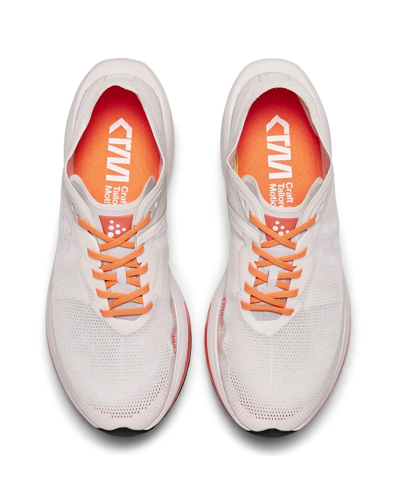 craft CTM Ultra 3 M scarpa running — ammortizzazione Ud Foam – Ash White/Shock 4/7