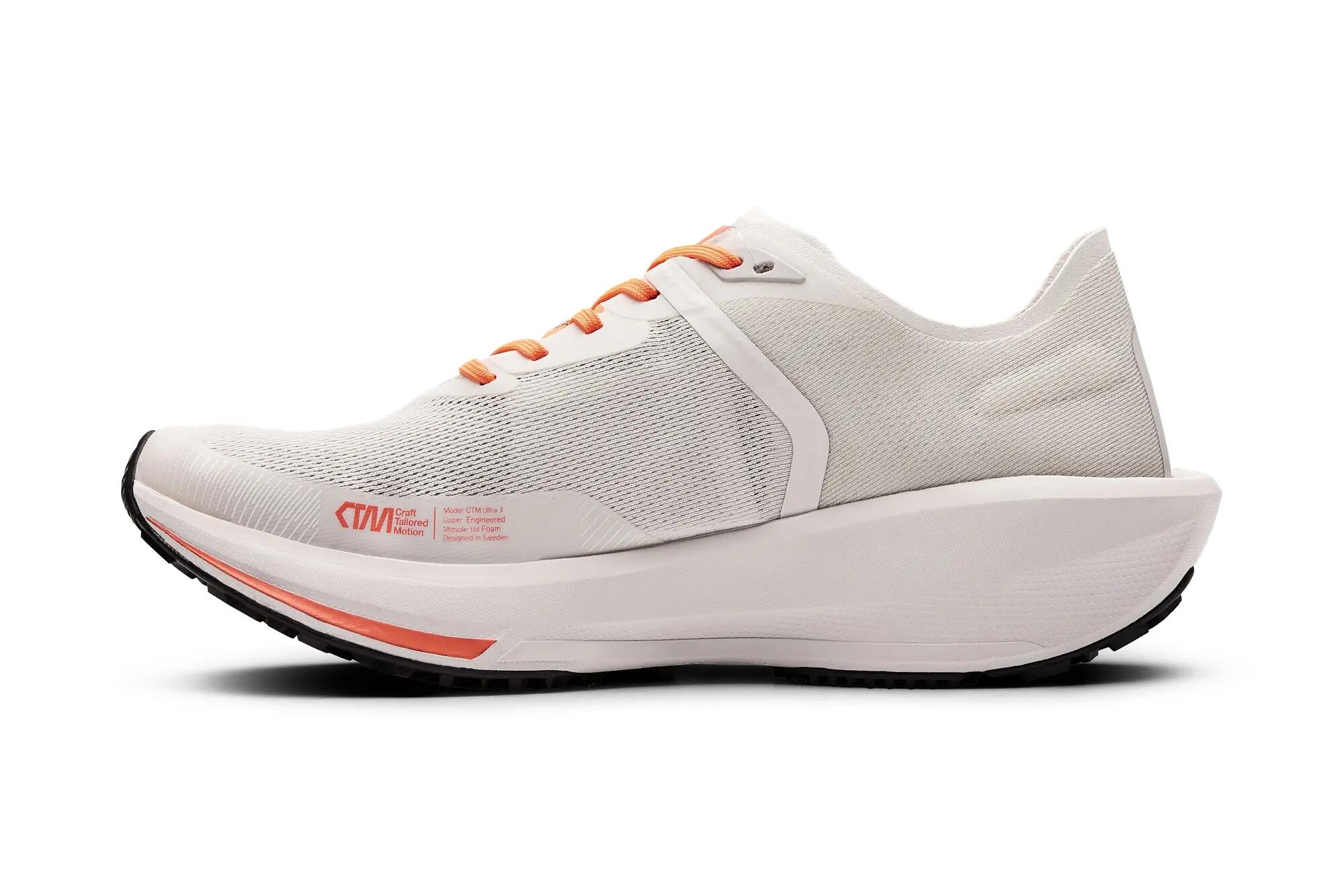 craft CTM Ultra 3 M scarpa running — ammortizzazione Ud Foam – Ash White/Shock 2/7