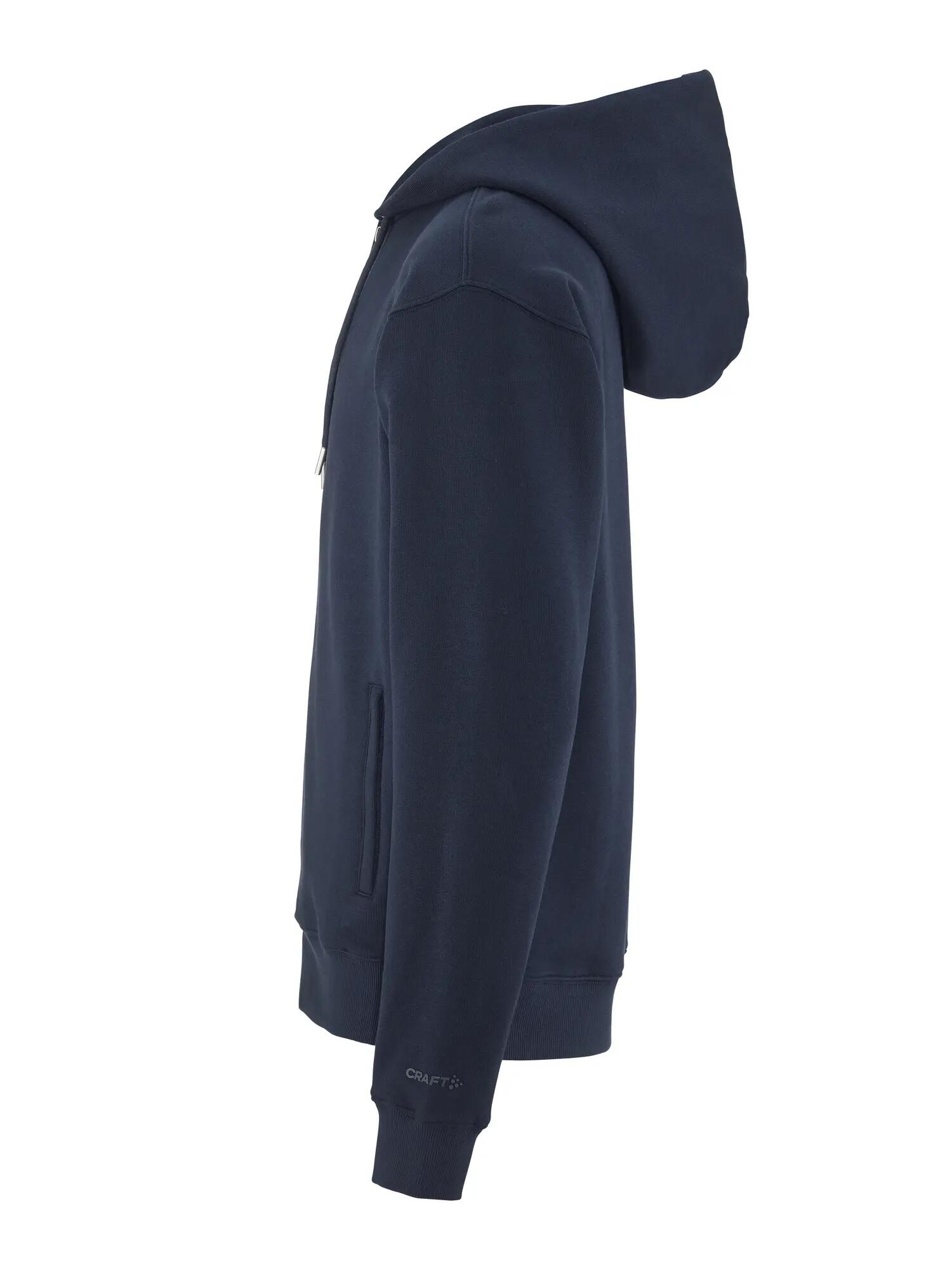 craft Frequent FZ Hoodie M – Kapuzenjacke aus 100% Bio-Baumwolle – Blaze 3/7