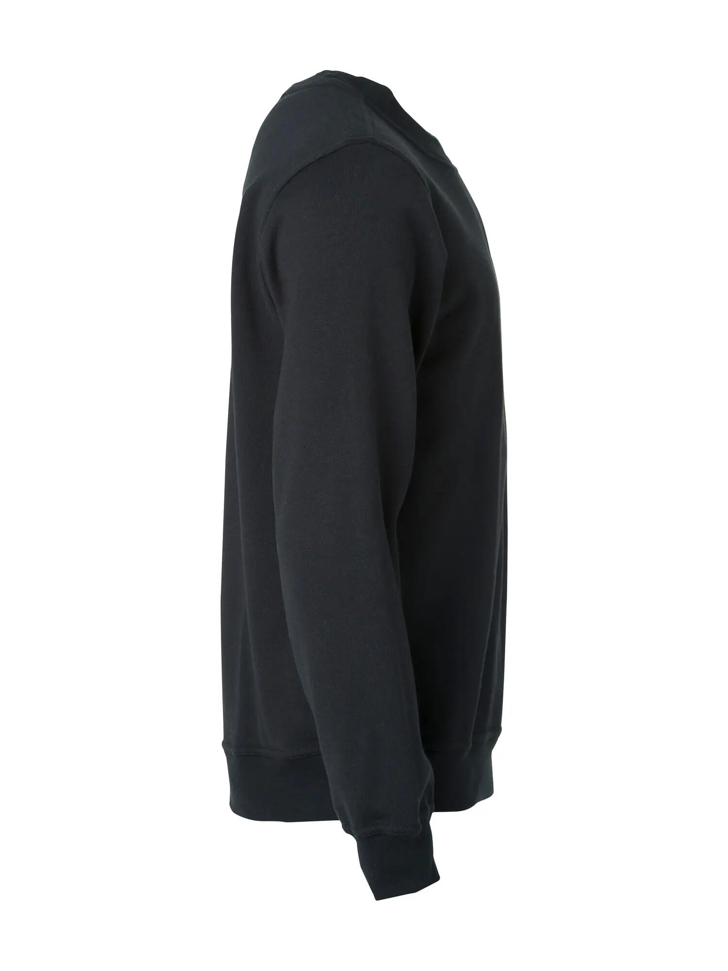clique Basic Roundneck Junior bluza z okrągłym dekoltem czarna – black 4/4