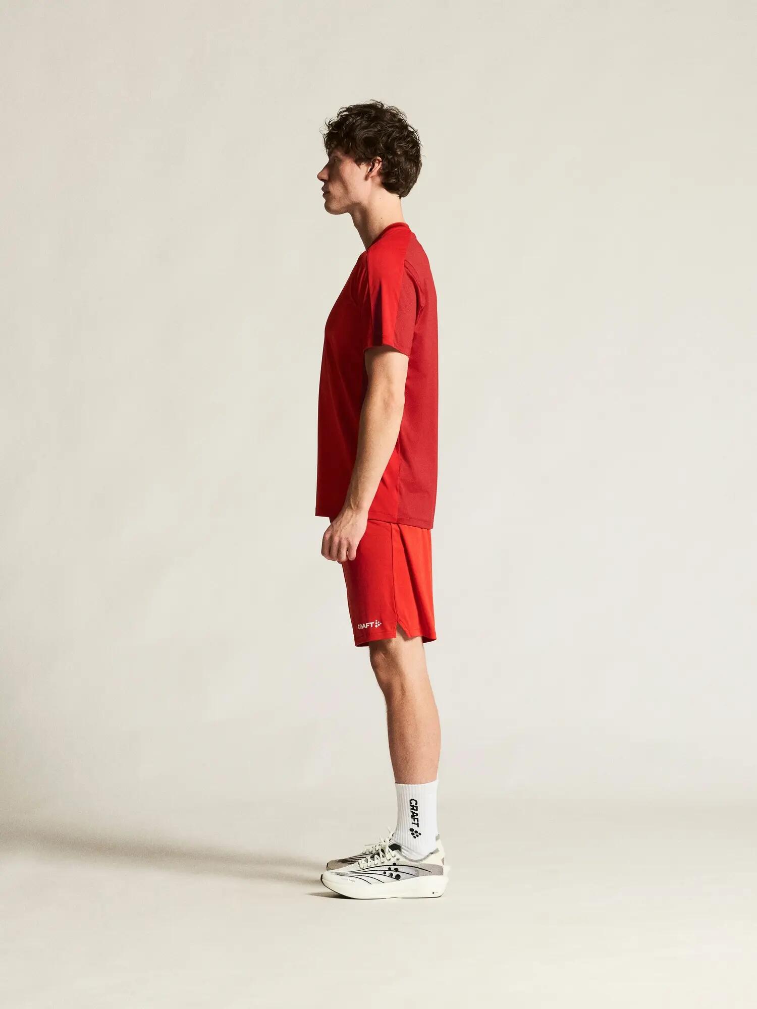 craft Evolve 2.0 Contrast Jersey M — Funktionaler Jacquard – Express/Bright red 5/7
