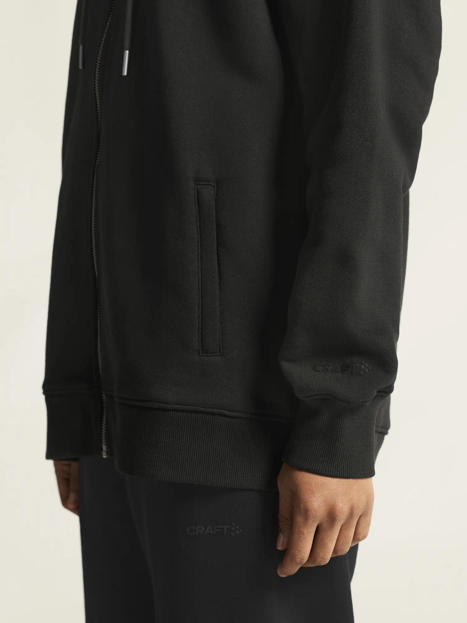 craft Frequent FZ Hoodie W – Kapuzen-Sweatshirt aus Bio-Baumwolle – Black 6/7