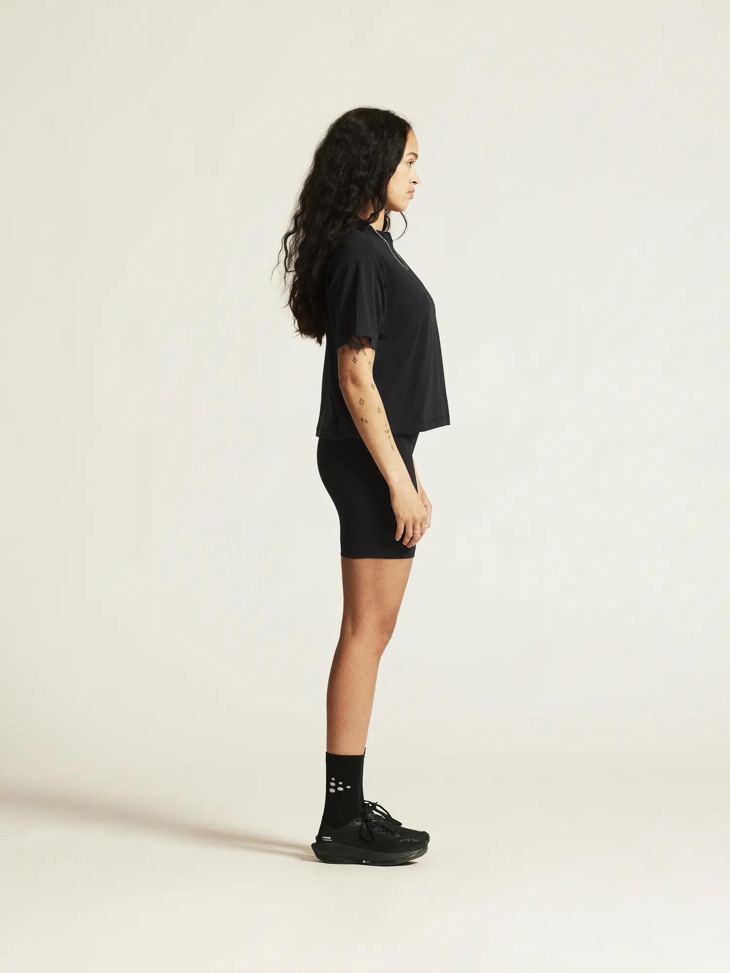 craft T-shirt Collective Relaxed SS Tee W en coton biologique extensible – Black 7/7