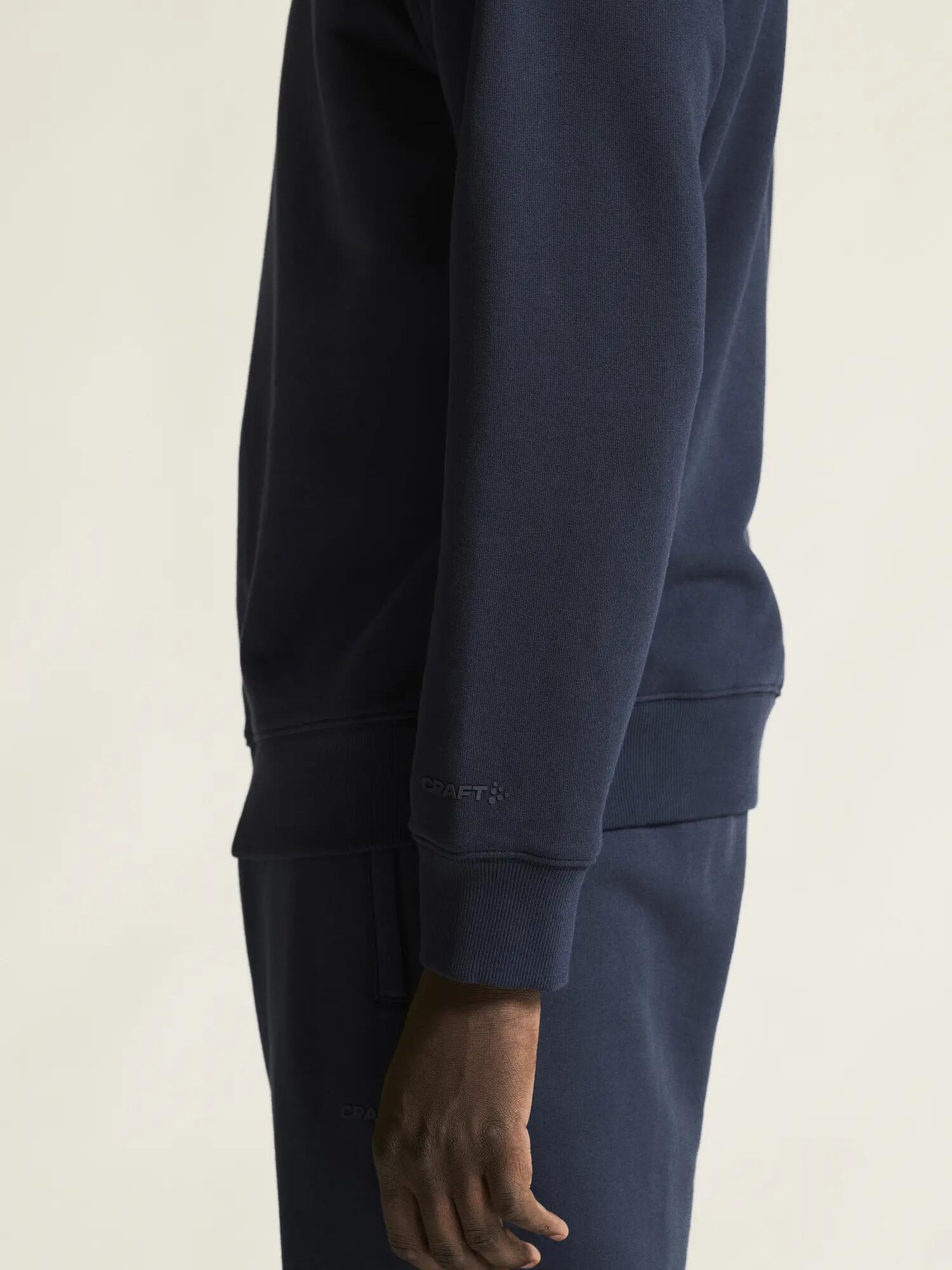 craft Frequent HZ Sweatshirt M – Halbzip, 100% Bio-Baumwolle, Relaxed Fit – 7/7