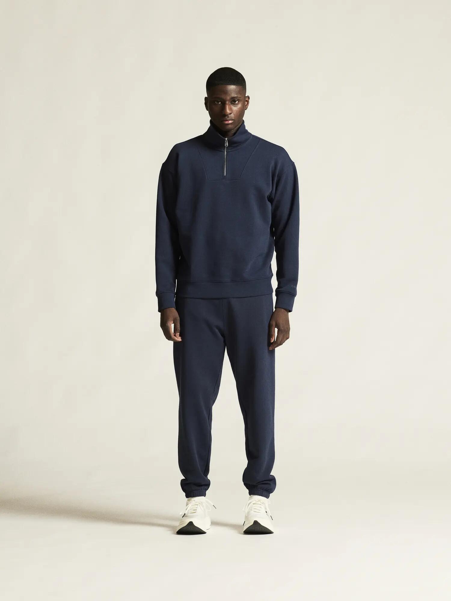 craft Frequent HZ Sweatshirt M – Halbzip, 100% Bio-Baumwolle, Relaxed Fit – 6/7