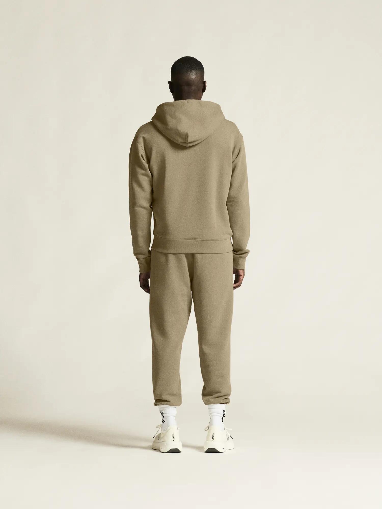 craft Frequent FZ Hoodie M – fullzip hoodie van biologisch katoen – Taupe 6/7