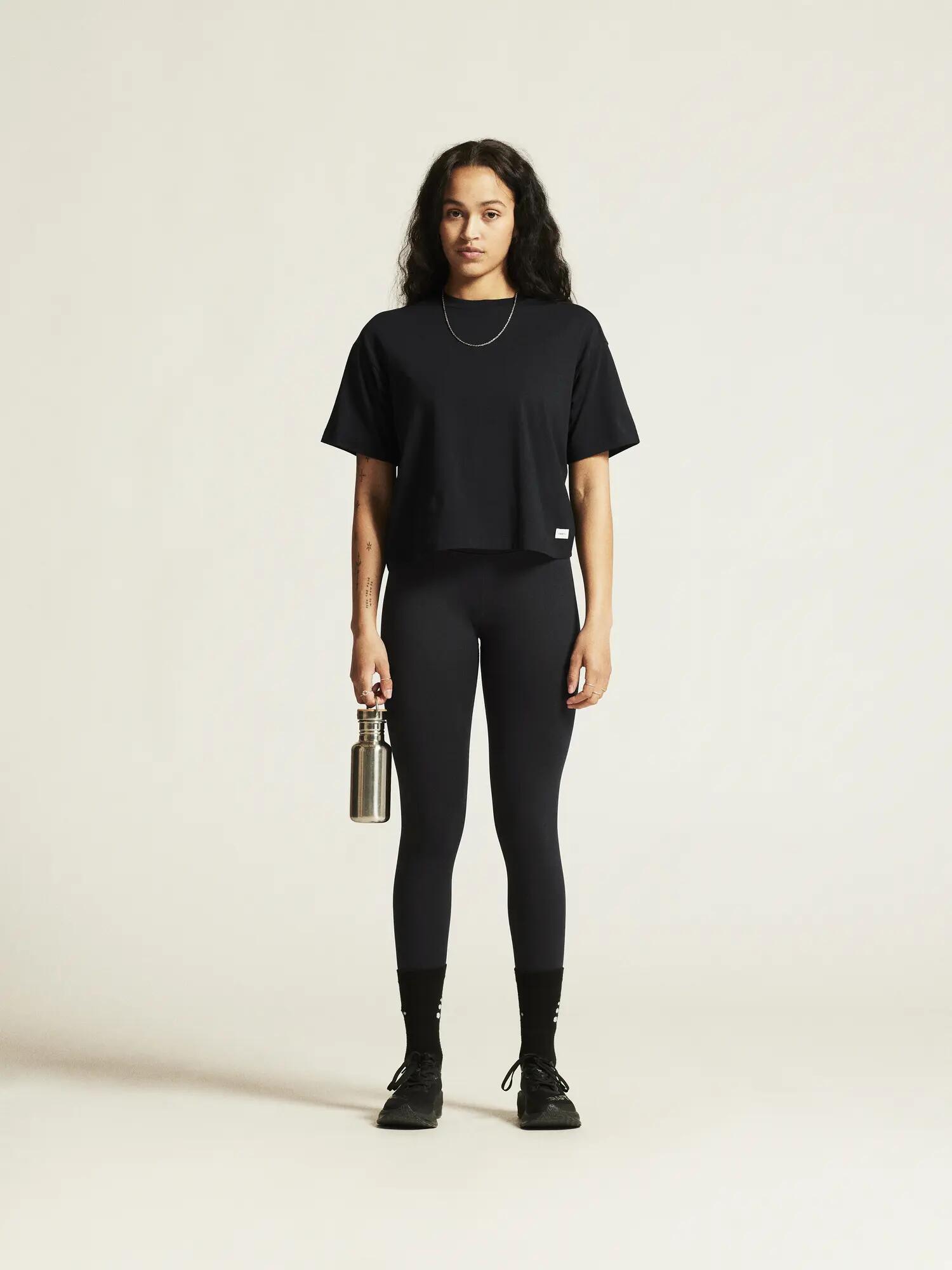 craft T-shirt Collective Relaxed SS Tee W en coton biologique extensible – Black 5/7