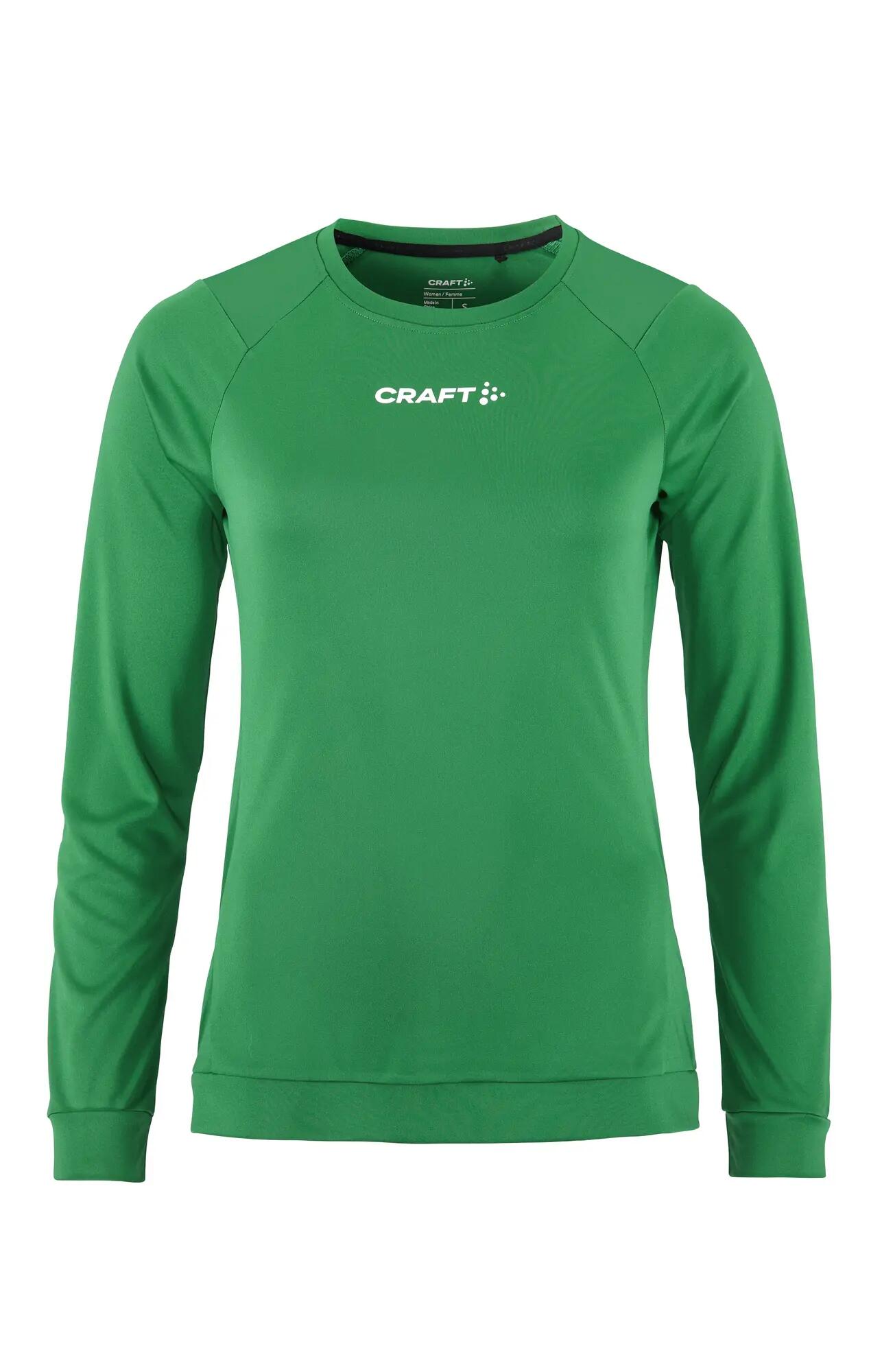 craft Rush 2.0 LS Tee W – langärmelig, leicht, recycelt – Team Green 1/7