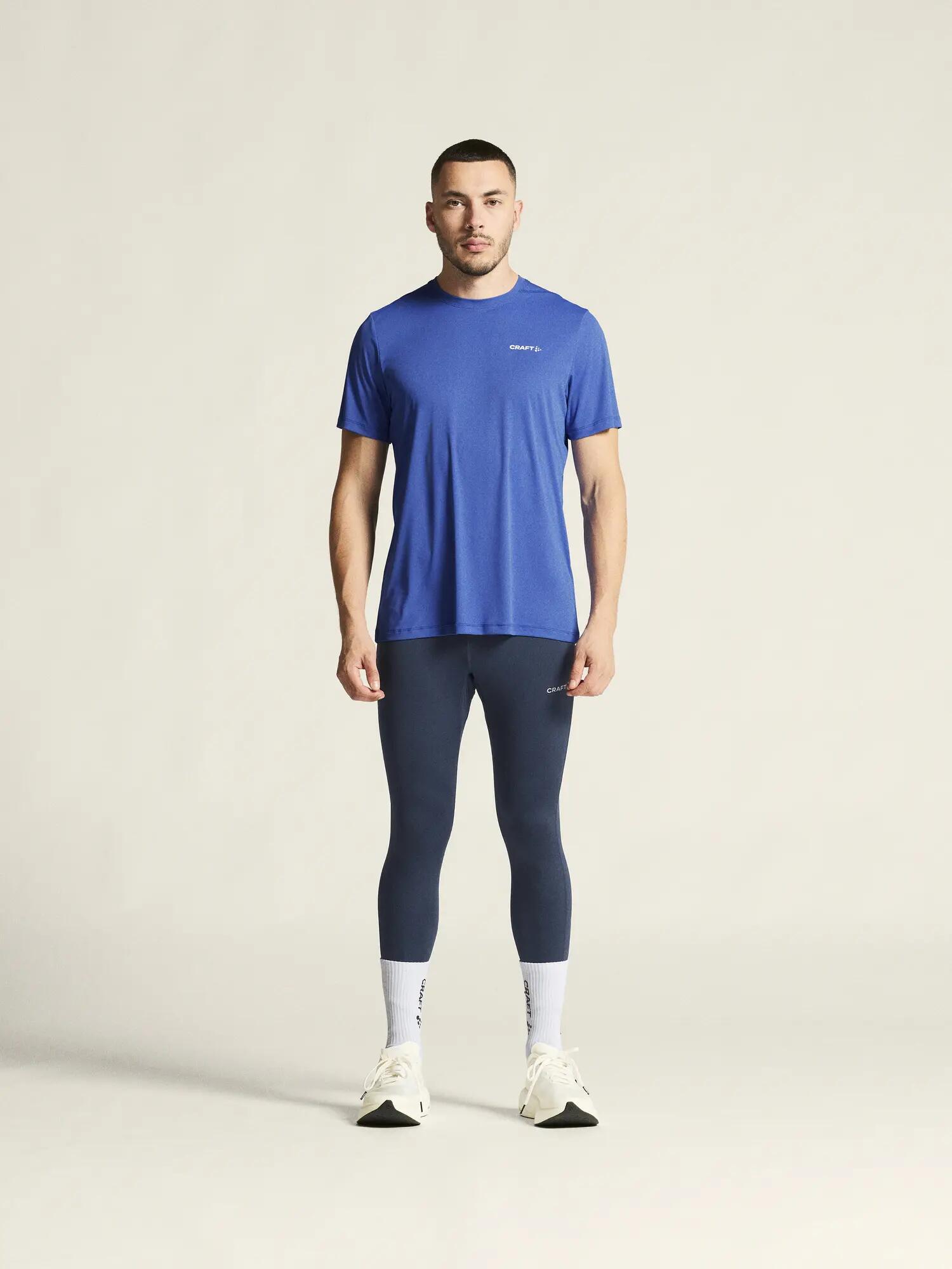 craft CORE Essence SS Tee 2 M – Training-Shirt aus recyceltem Jersey – Ink Blue 7/7