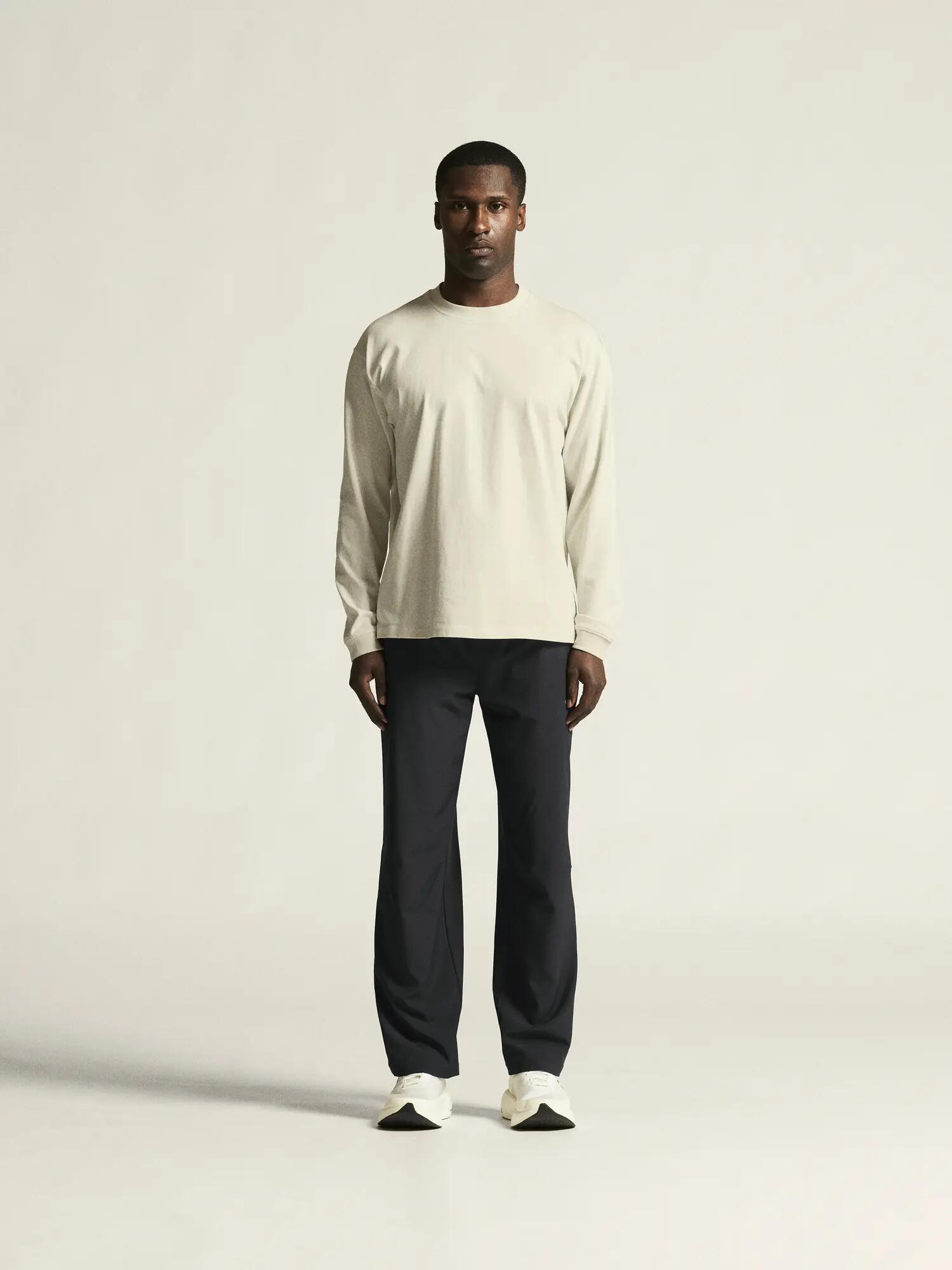 craft Tee manches longues Frequent Heavy pour homme – coton bio 220 g/m² – Tofu 7/7